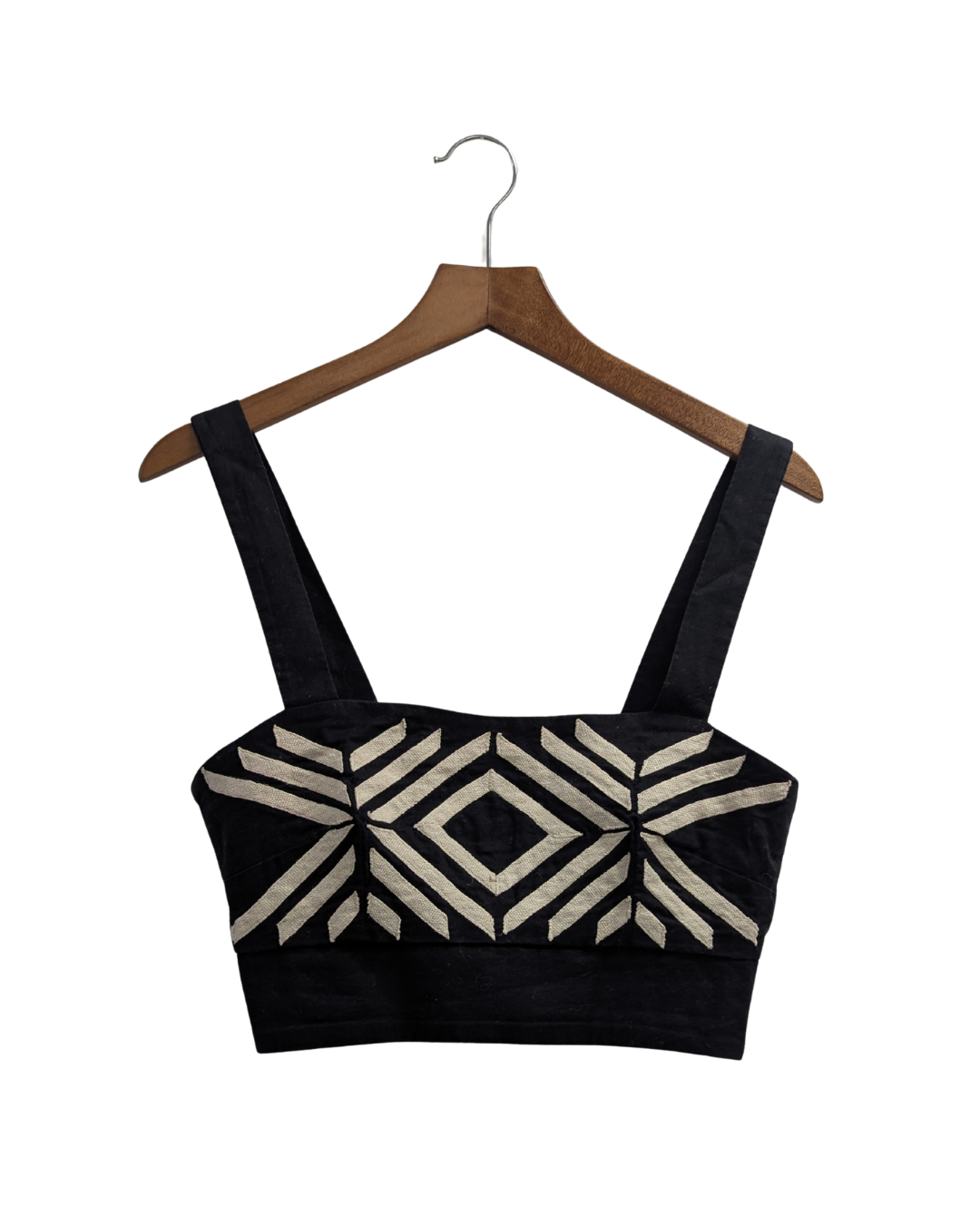 H&M black monochrome top