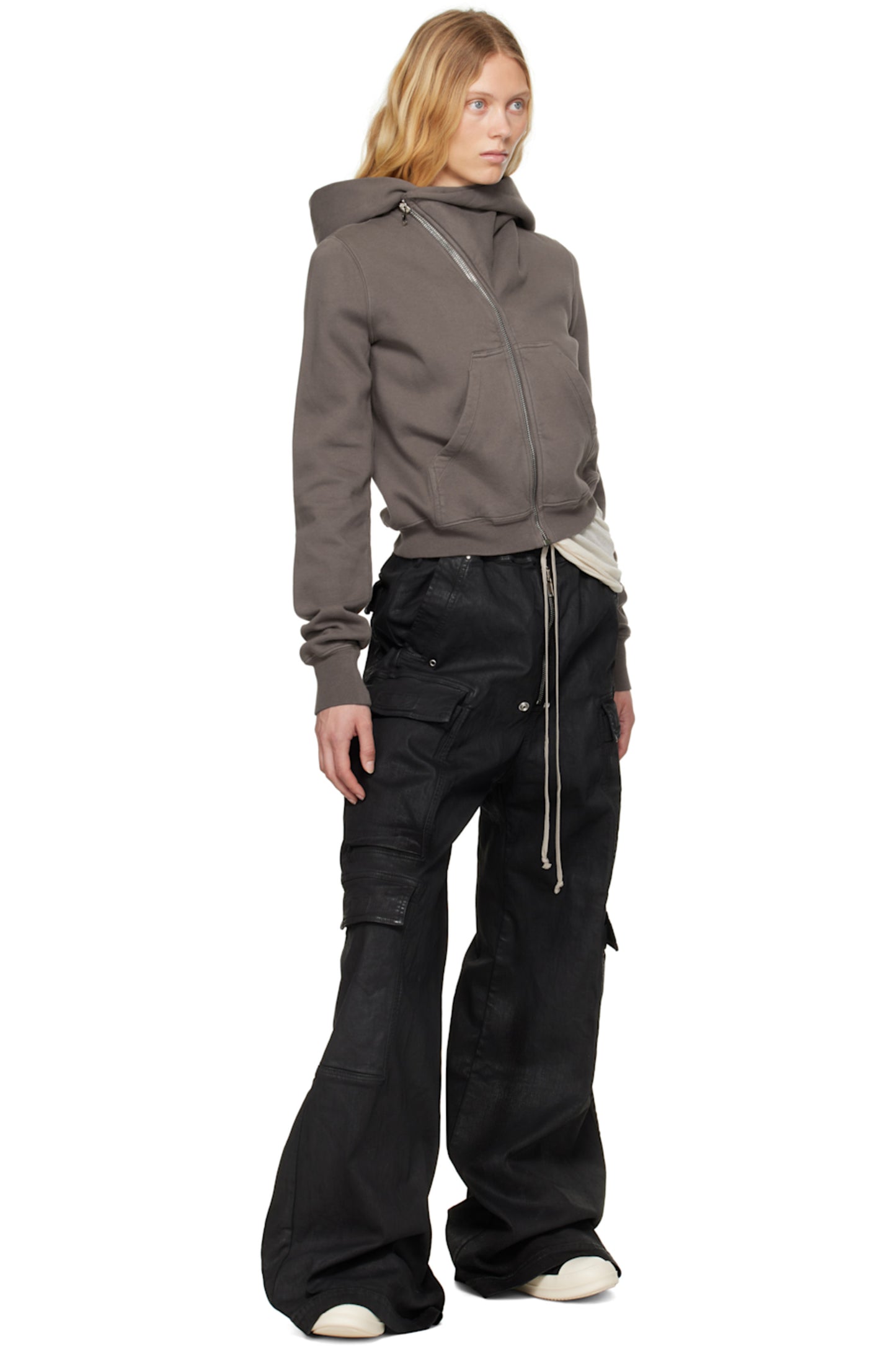 Rick Owens DRKSHDWGray Hollywood Mountain Hoodie (pre-owned)