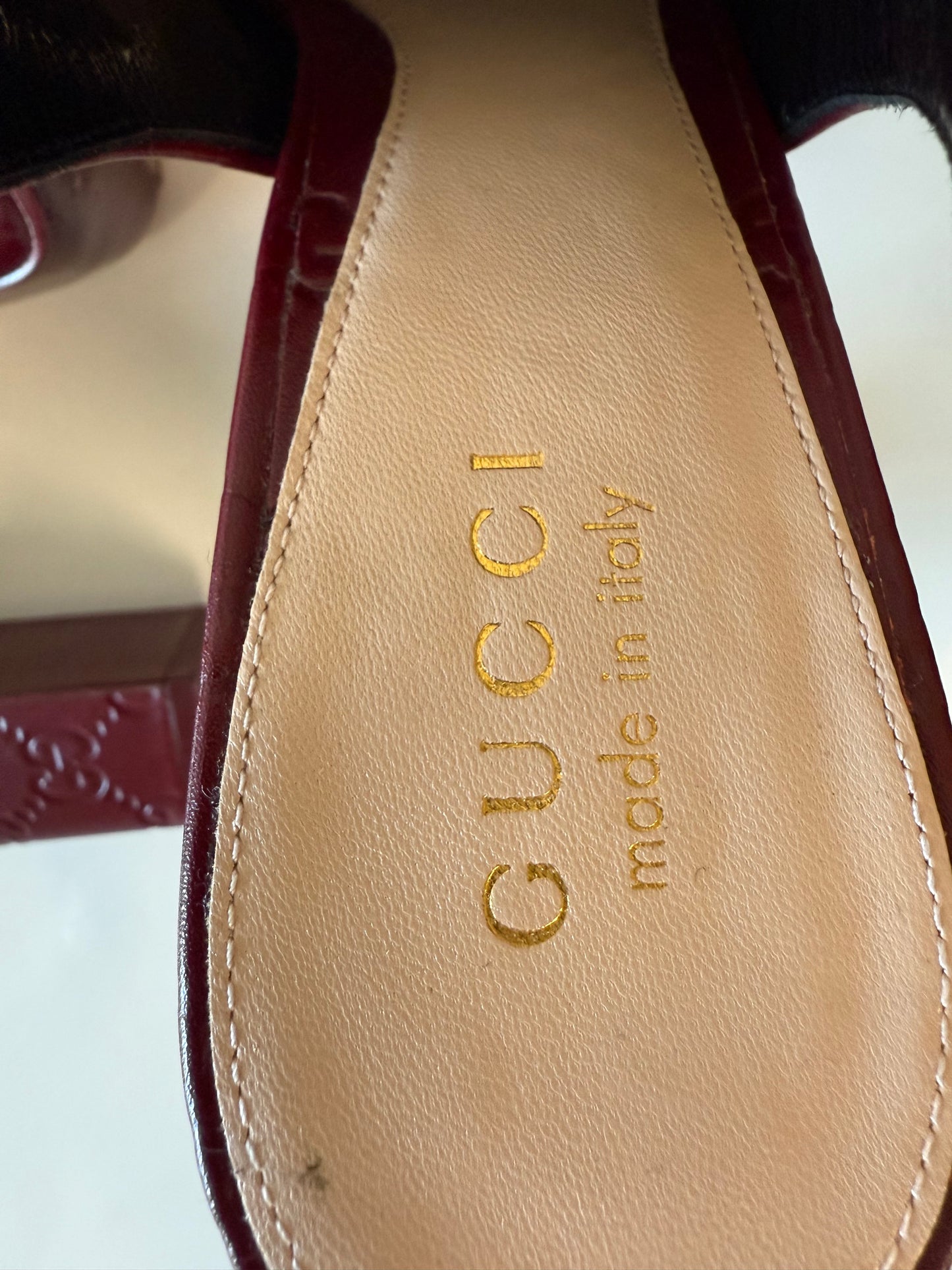 Gucci horsebit platforms (pre-owned)