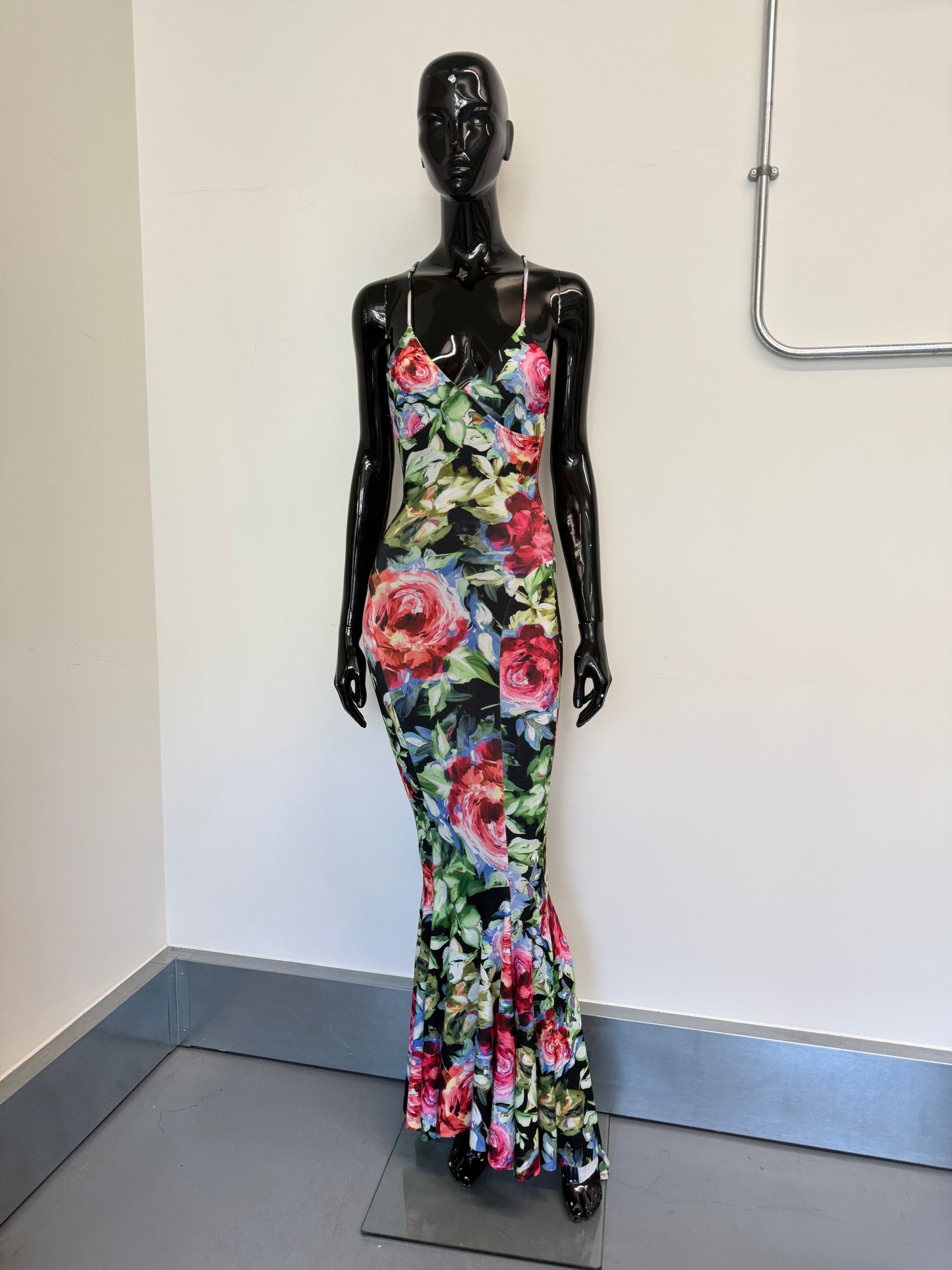 Norma Kamali floral maxi dress