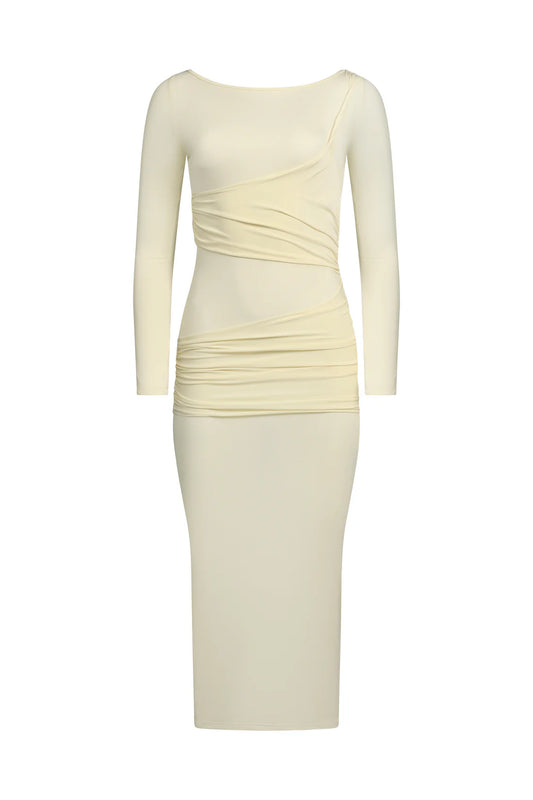 Divino Seas butter yellow dress(pre-owned)
