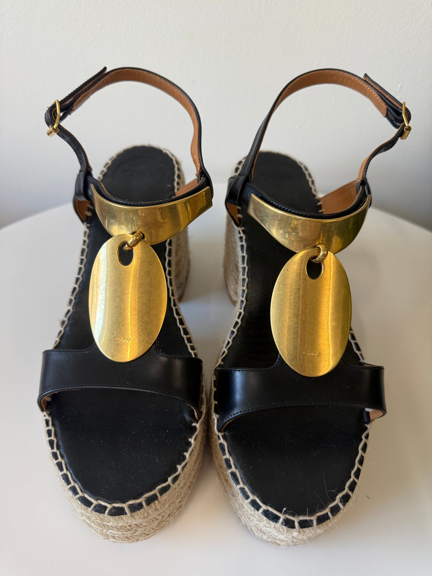 Chloe espadrille wedge heels (pre-owned)