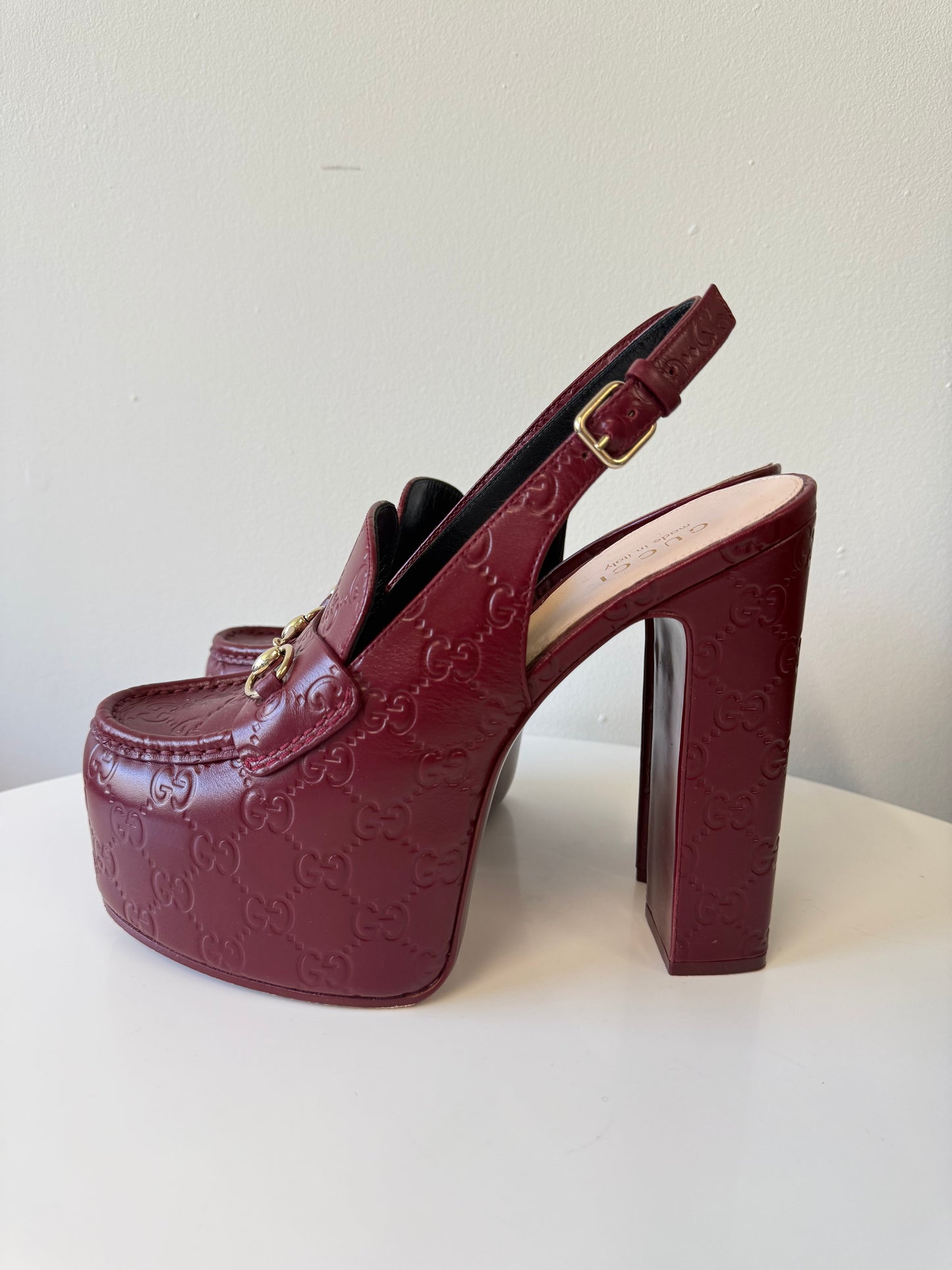 Gucci horsebit platforms (pre-owned)