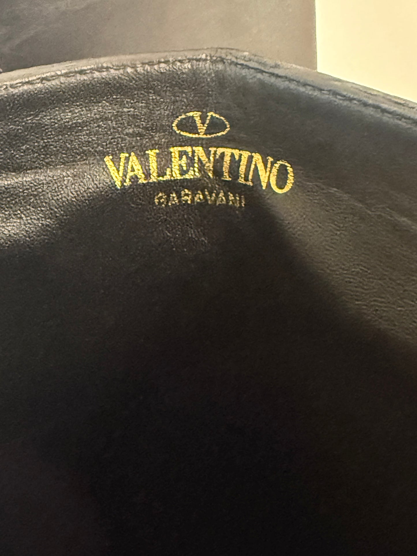Valentino platform chunky knee length boots (pre-owned)