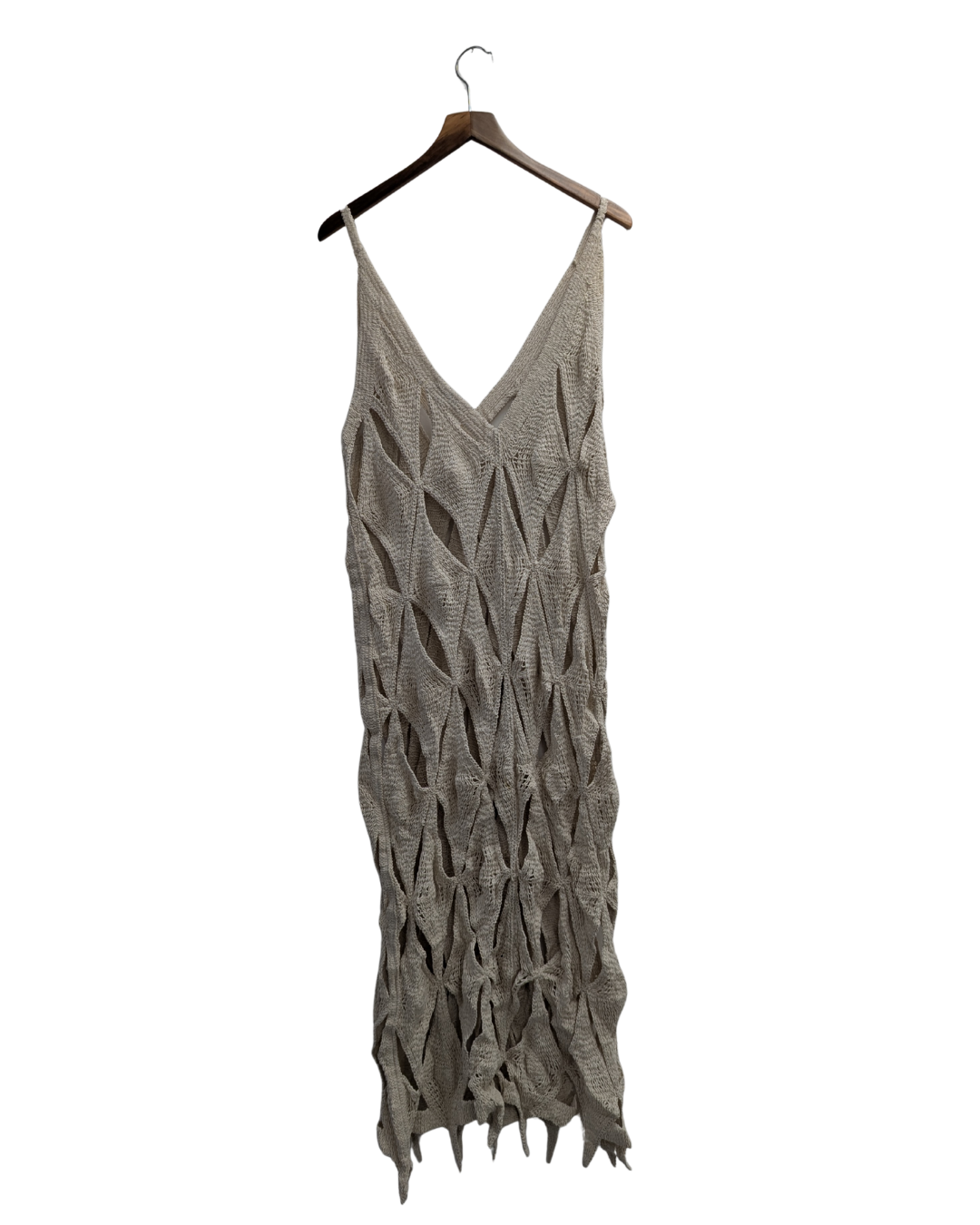 Zara beige crochet dress