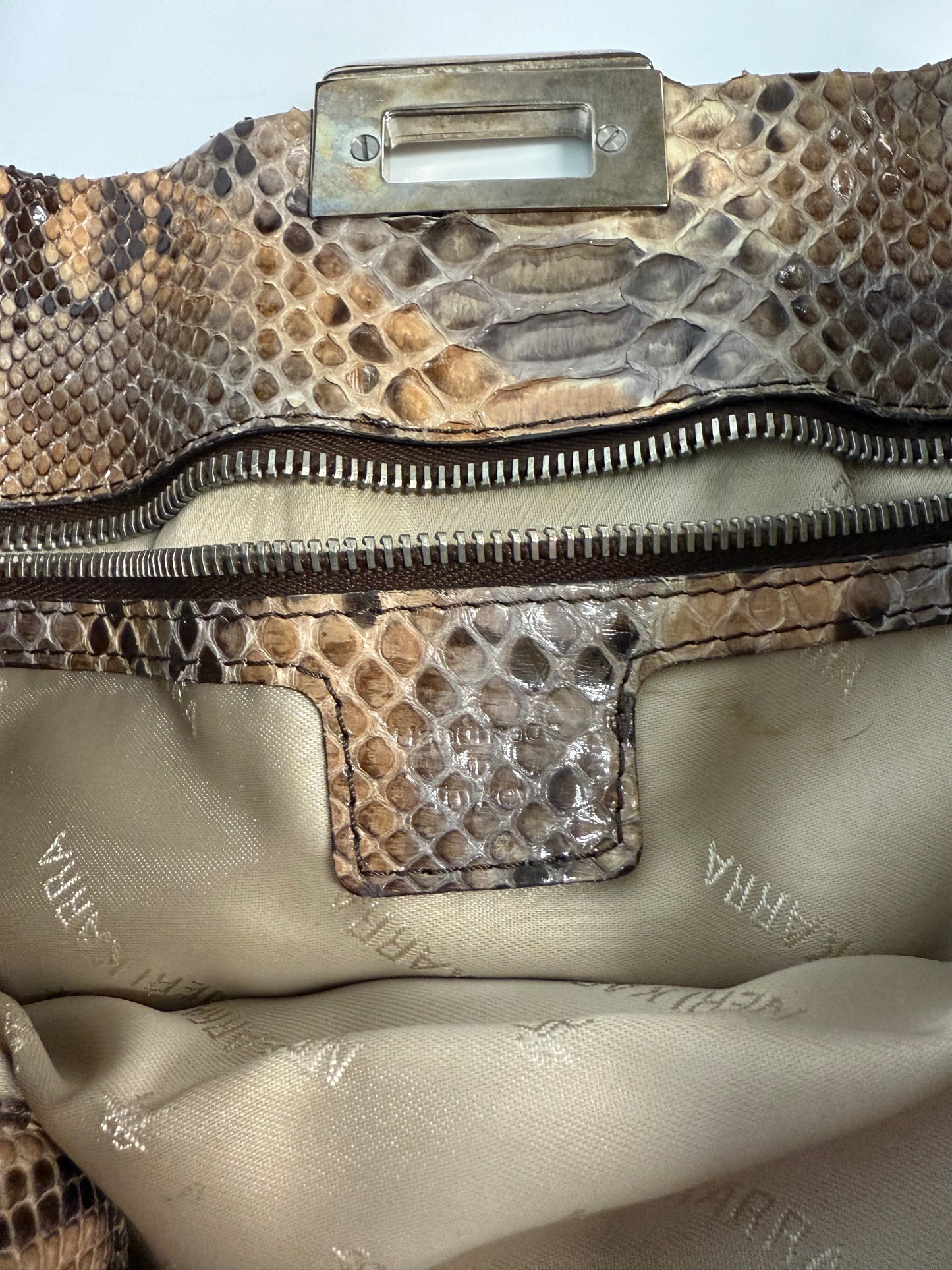 Neri Karra python tote bag (pre-owned)