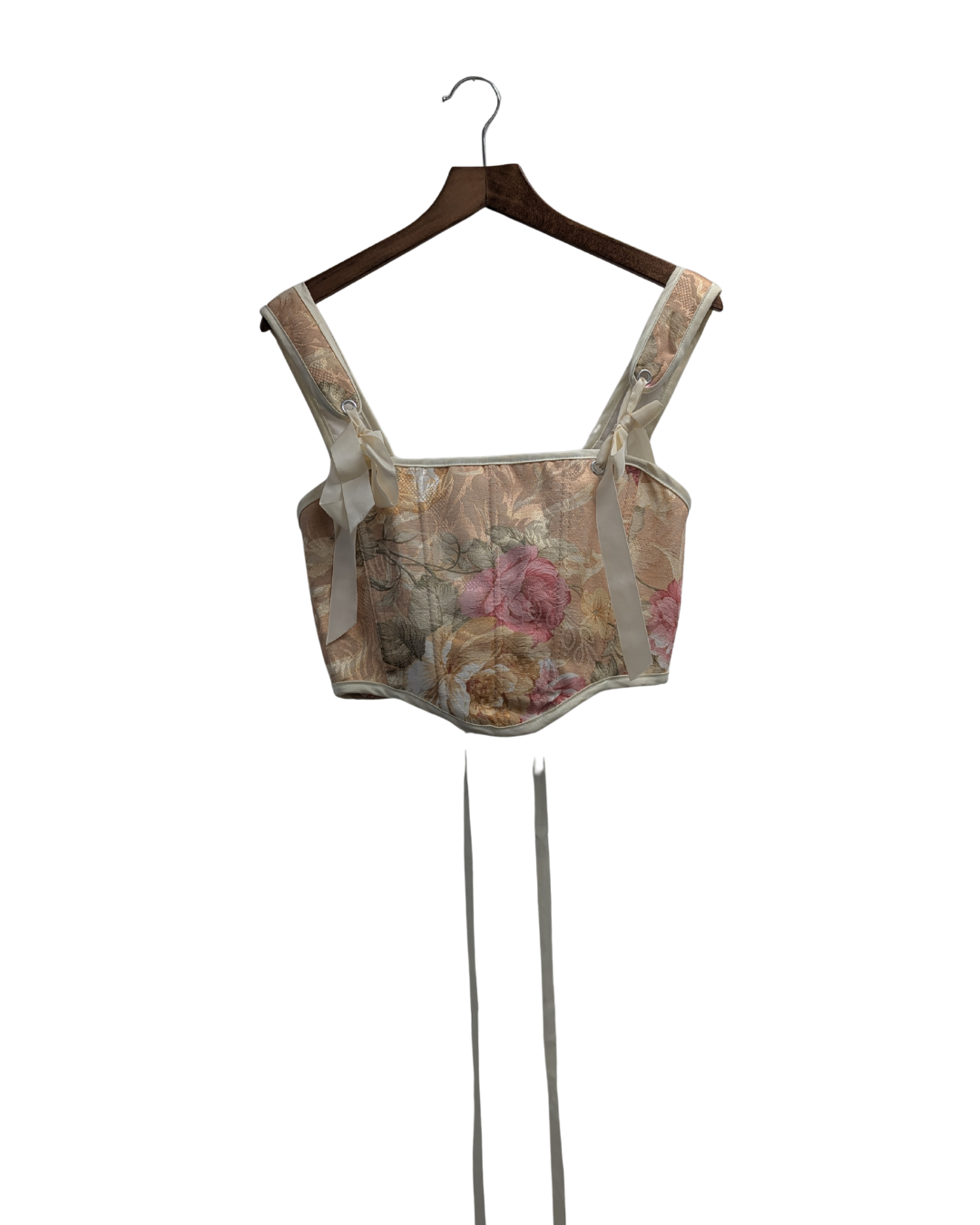 Floral corset top