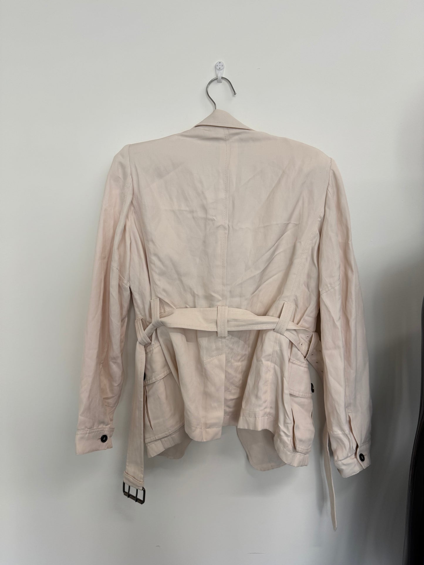 Tom Ford belted cream lightweight jacket (pre-owned)
