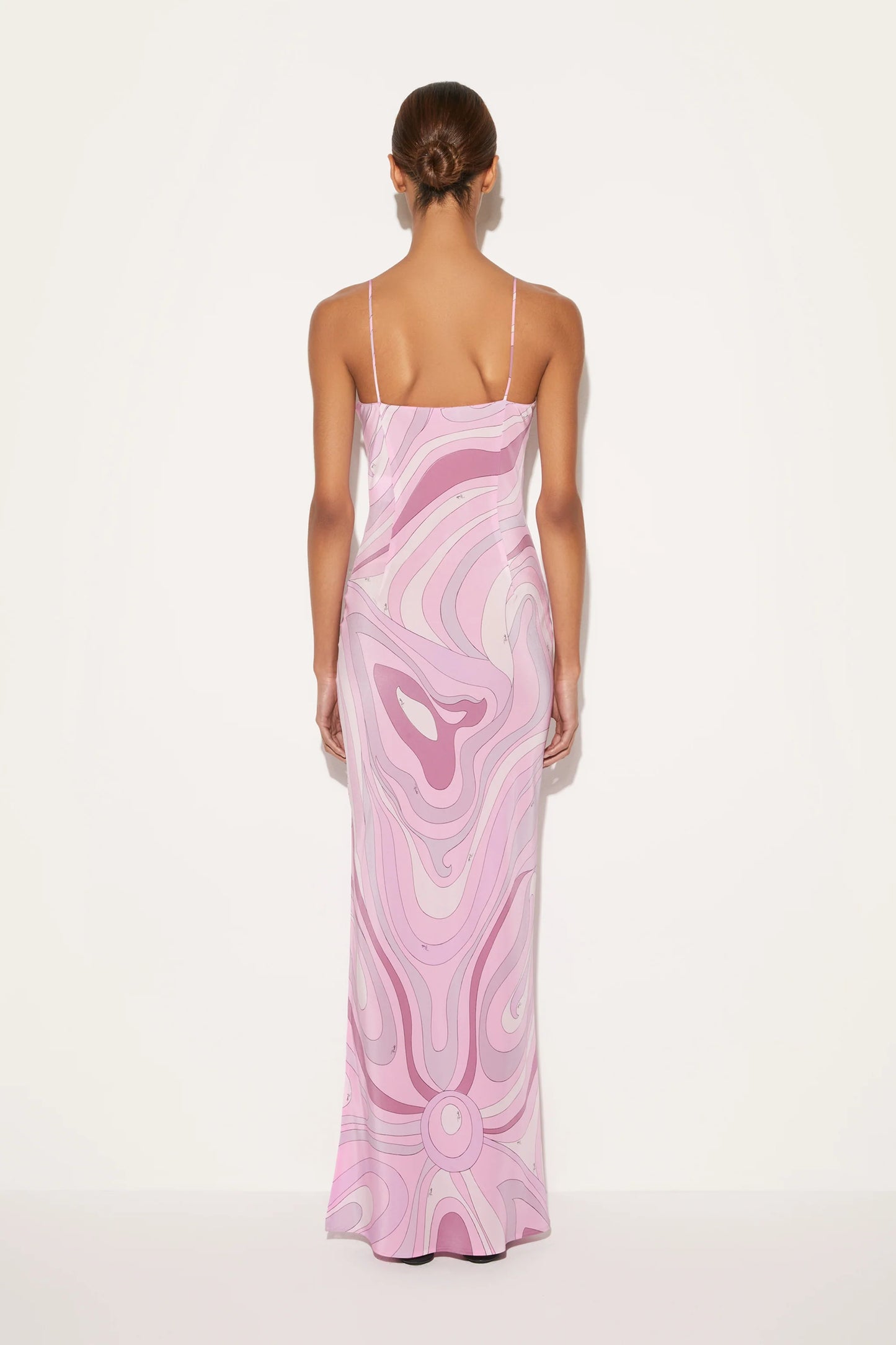 Pucci print silk dress pink (Pre-owned)
