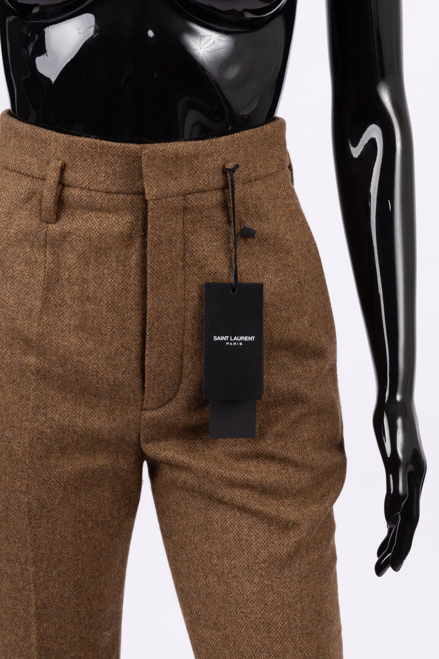Saint Laurent wool high waisted trousers (pre-owned)