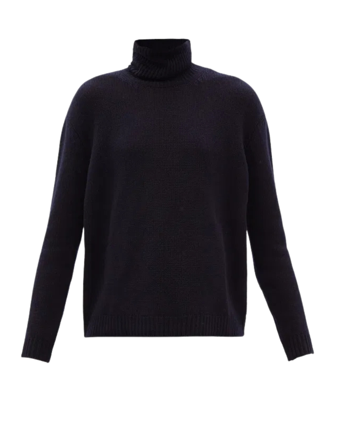 Valentino Cashmere Navy Roll Neck