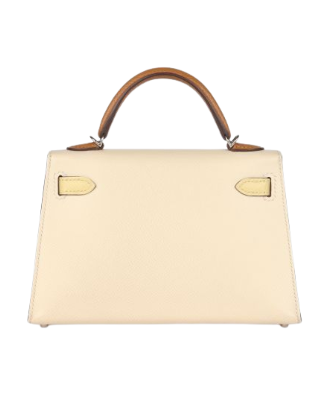 Hermès Nata Jaune Poussin & Sesame Epsom Leather Kelly 20cm II Sellier