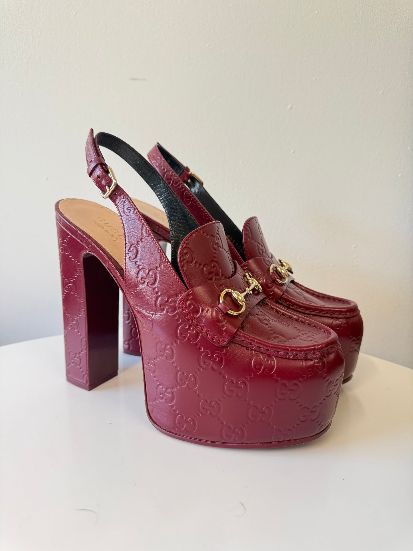 Gucci horsebit platforms (pre-owned)