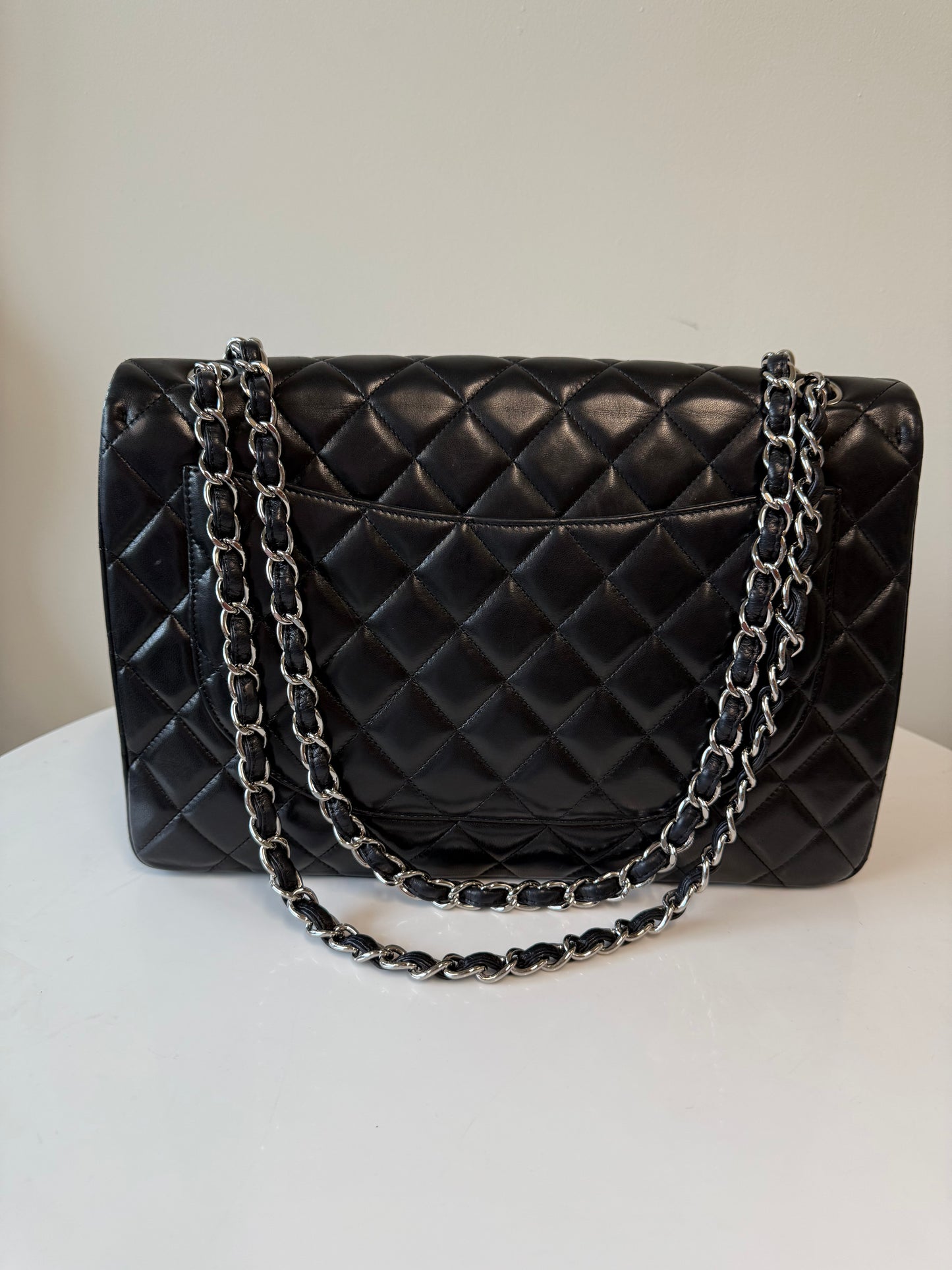 Chanel Black Maxi single flap