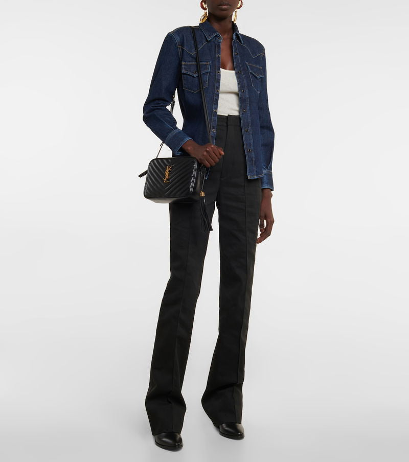 Saint Laurent denim western shirt (pre-owned)