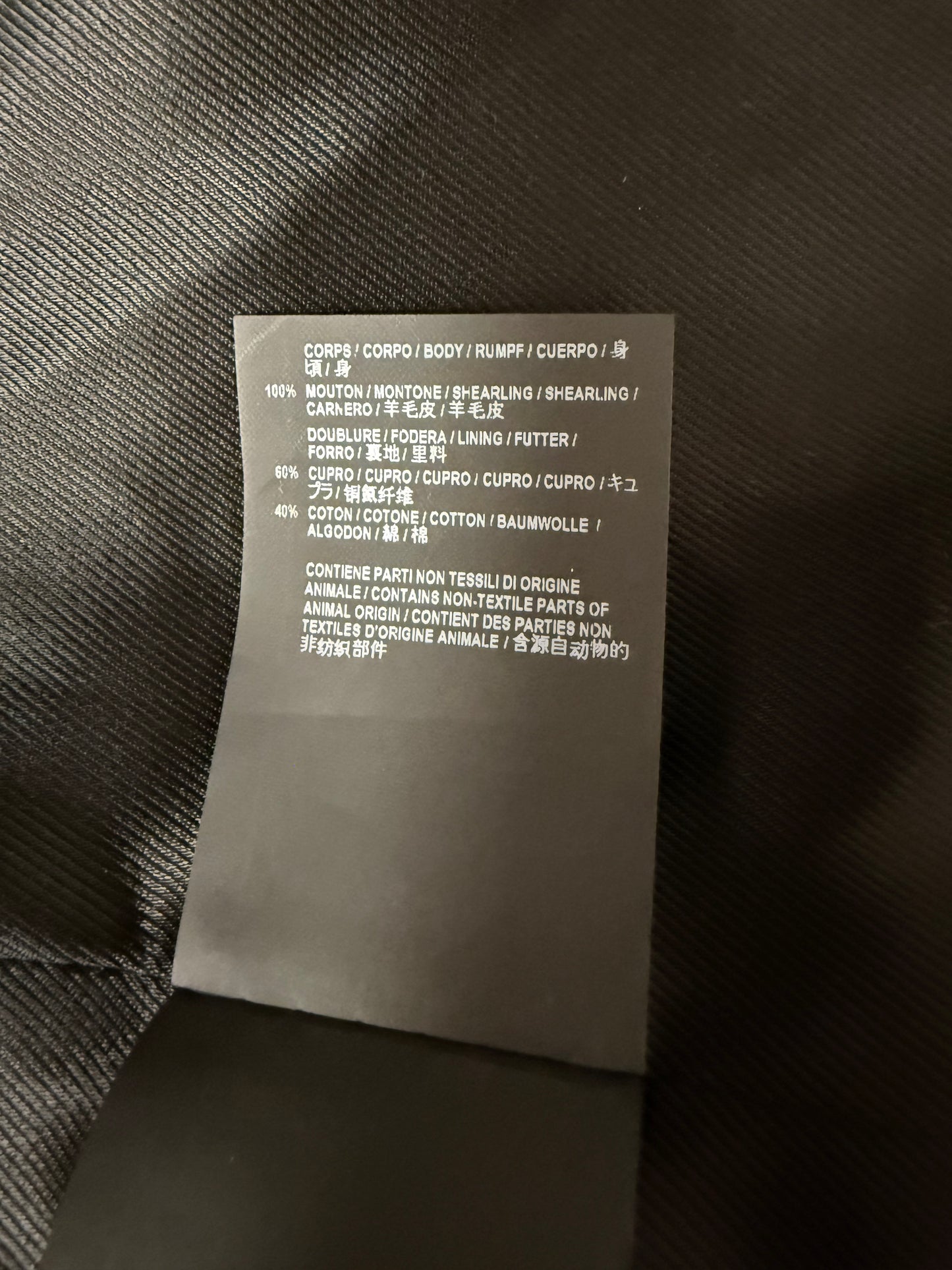 Saint Laurent Shearling Double Breasted Coat (pre-owned)