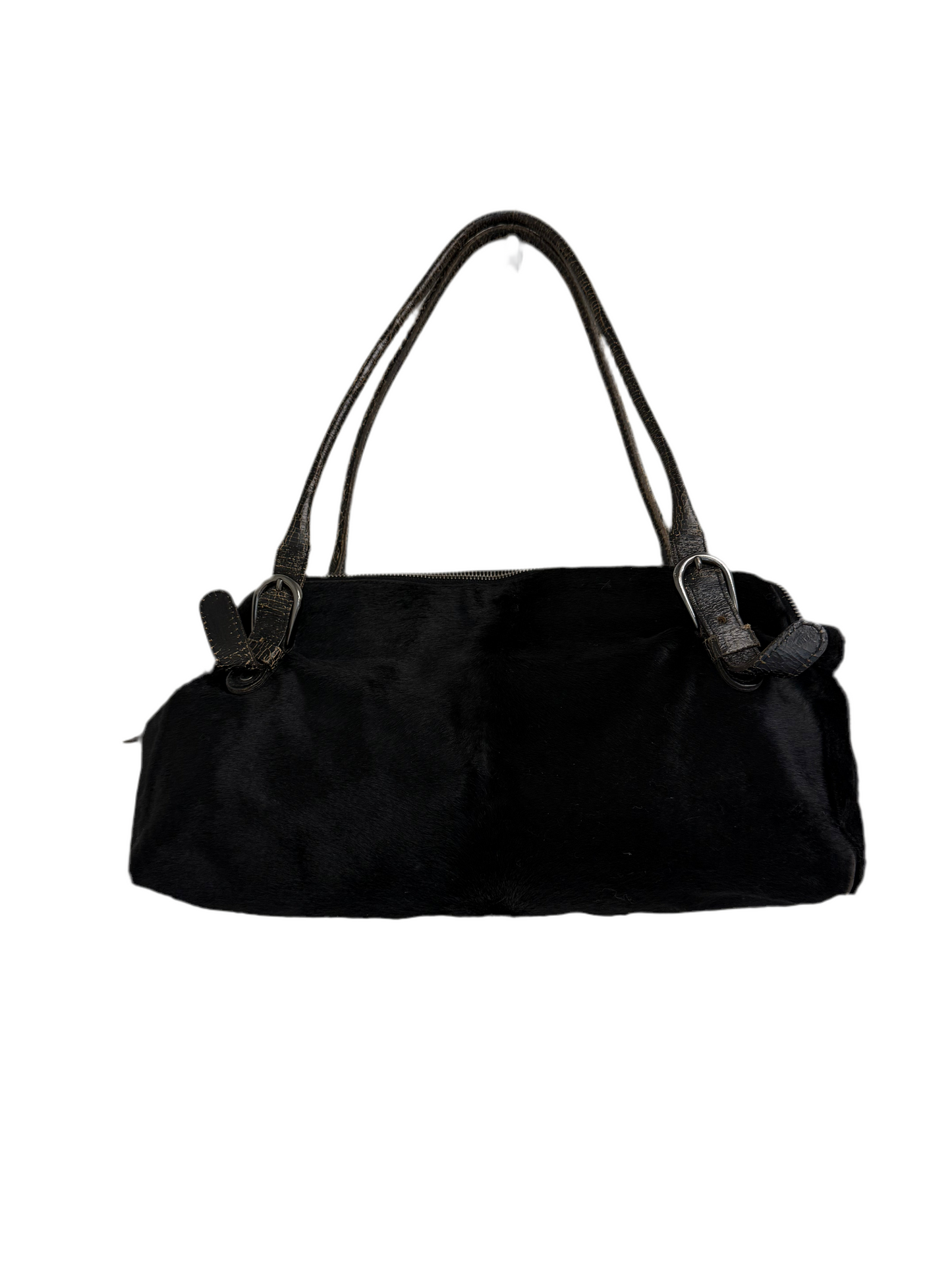 Miu Miu Pony skin black vintage handbag (pre-owned)