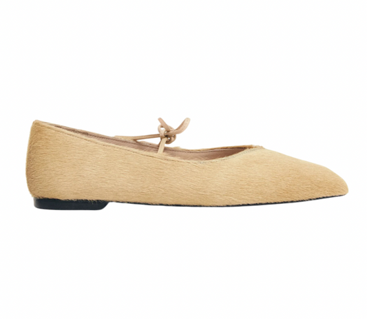 Alohas pony skin leder ballerinas (pre-owned)