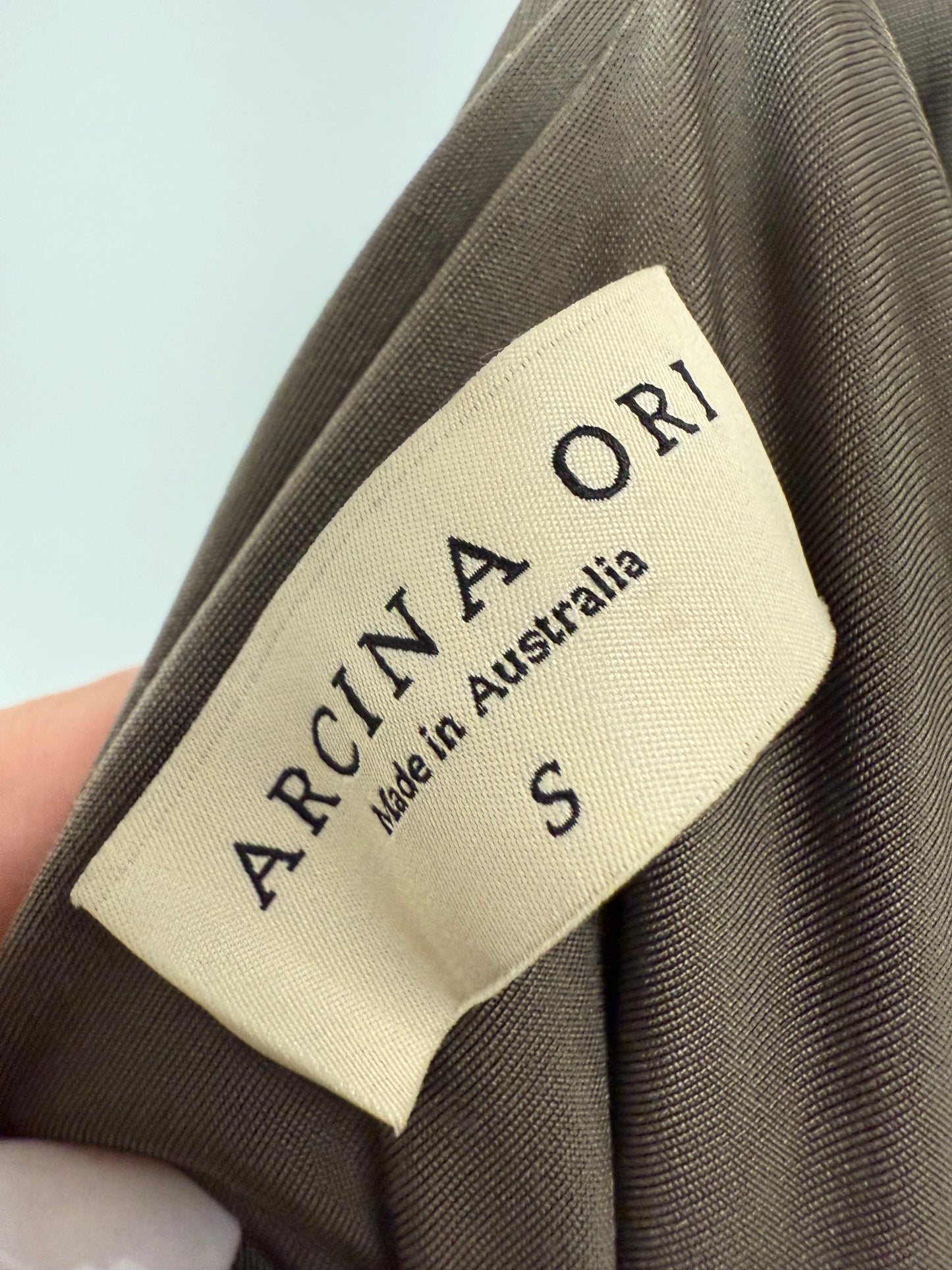 Arcina Ori khaki Santina dress (pre-owned)