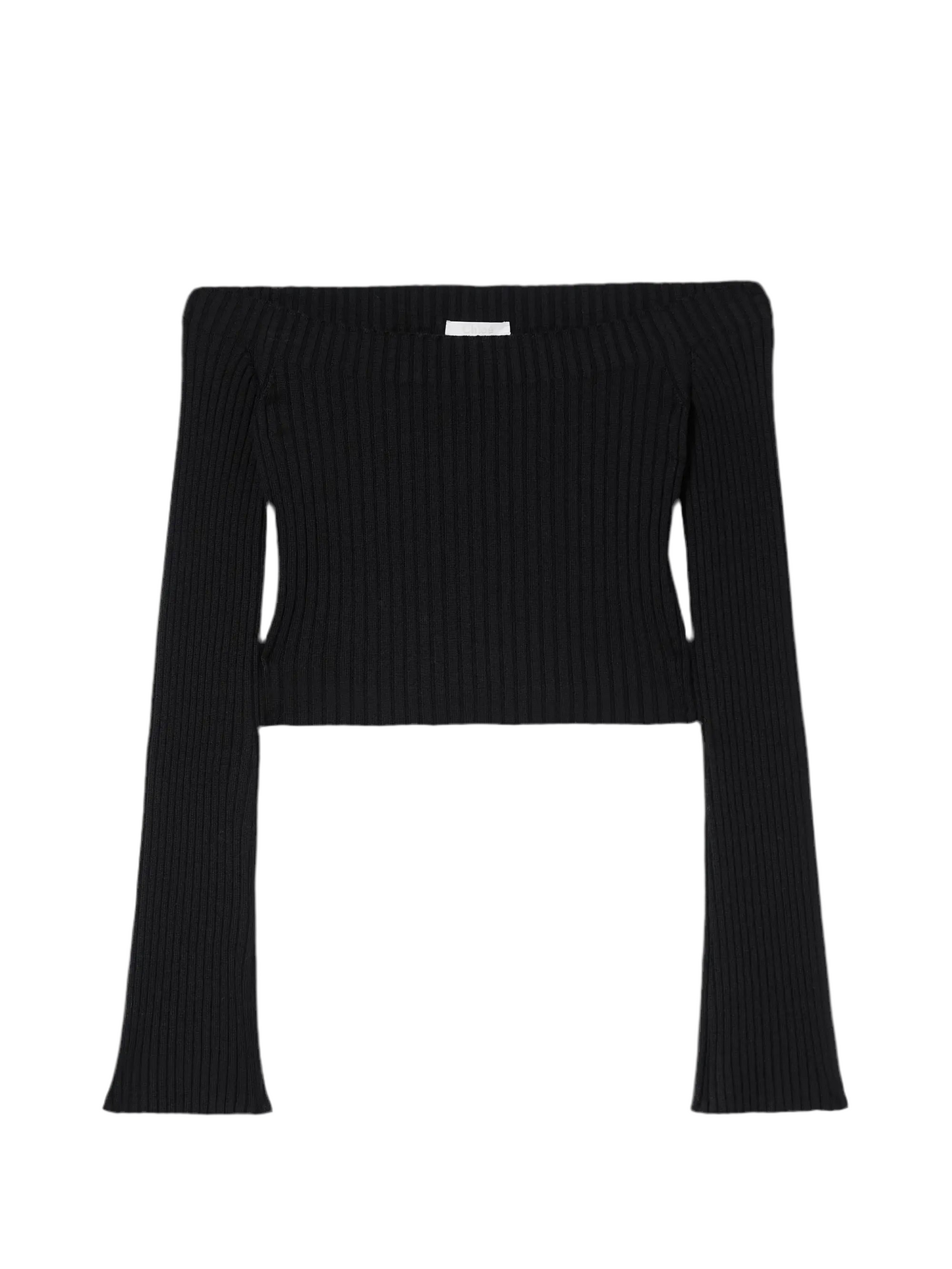 Chloe Off the shoulder knit - black (pre-owned)