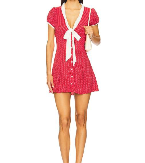 Frankies Bikinis polka dot dress (pre-owned)