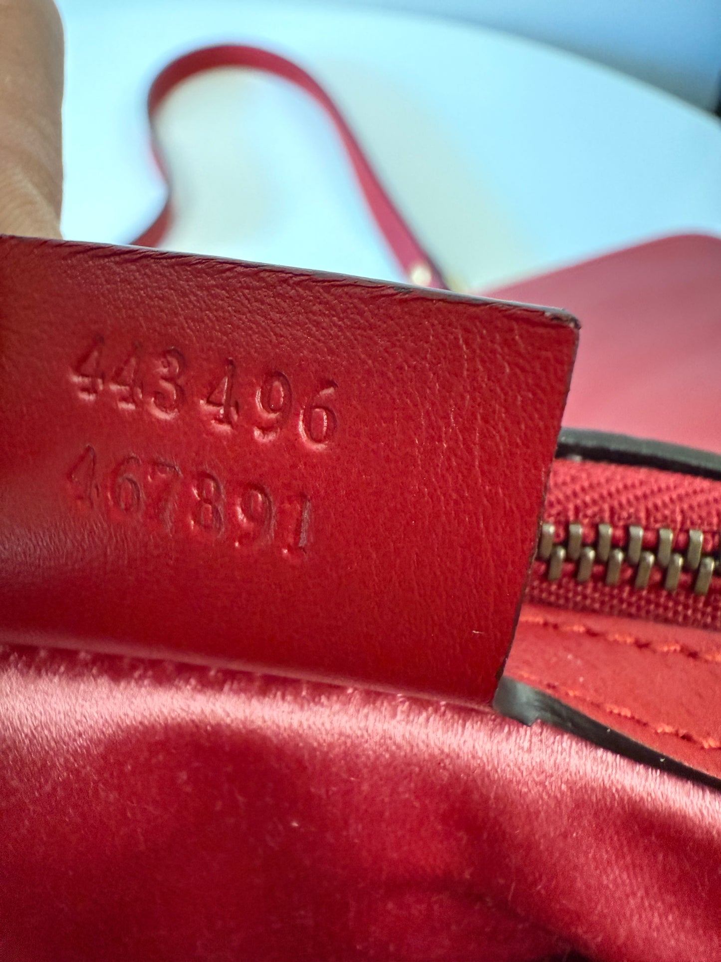 Gucci Marmont GG oriental ted silk bag (pre-owned)