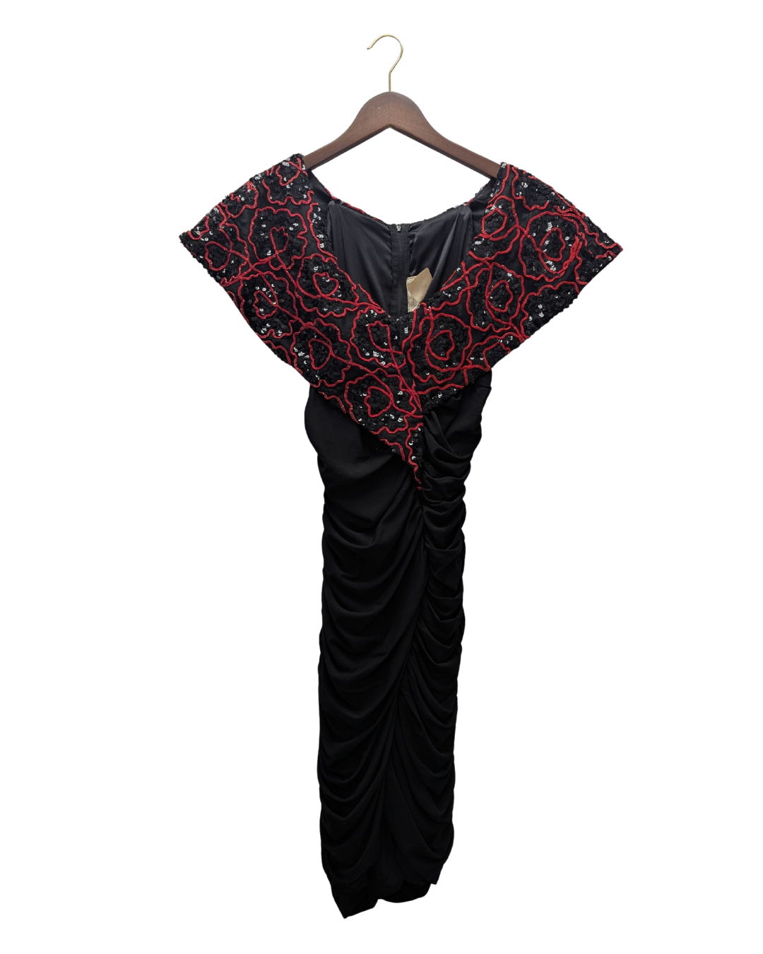 Roots black and red dress