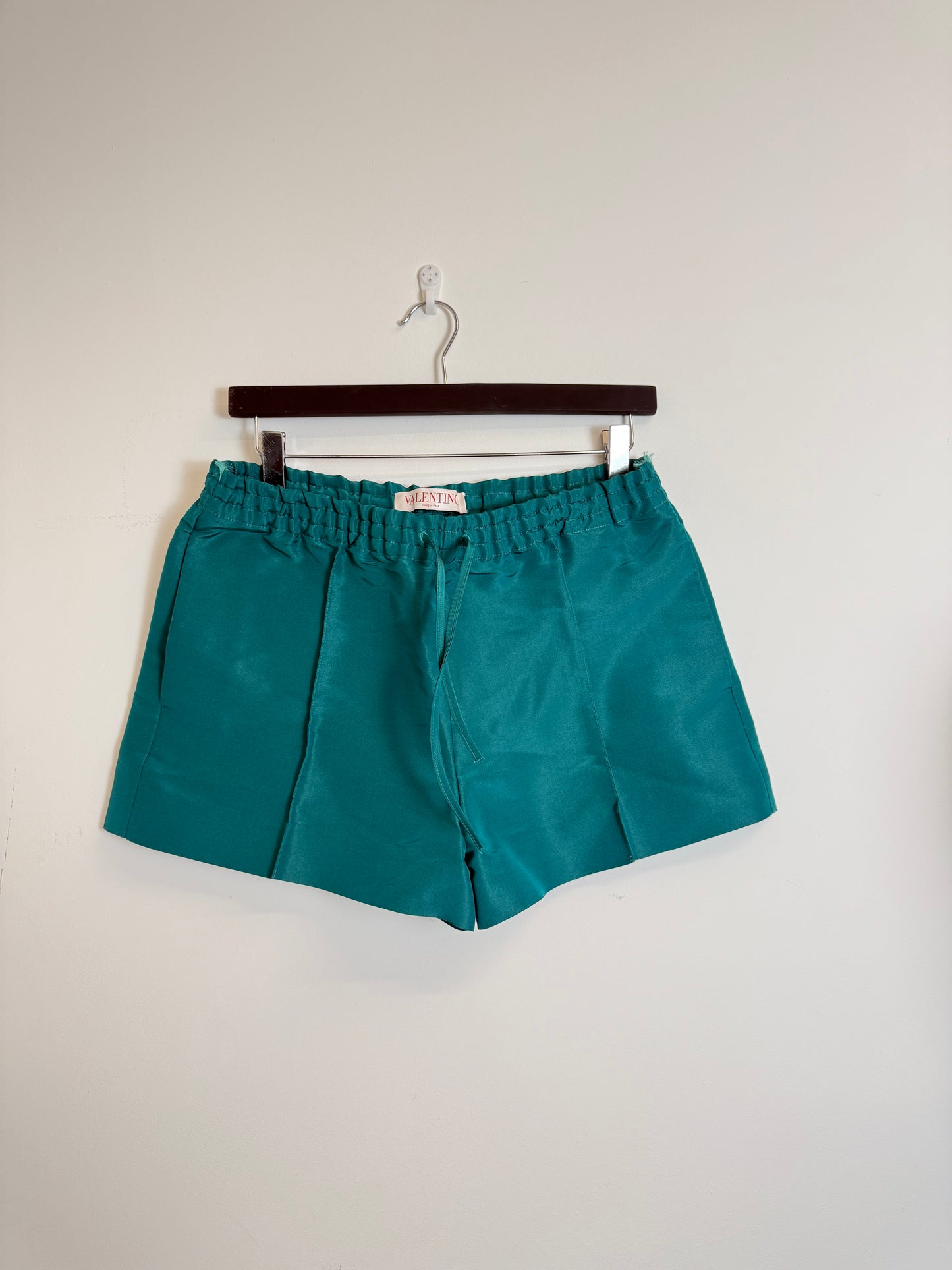 Valentino Silk-Faille Shorts (pre-owned)