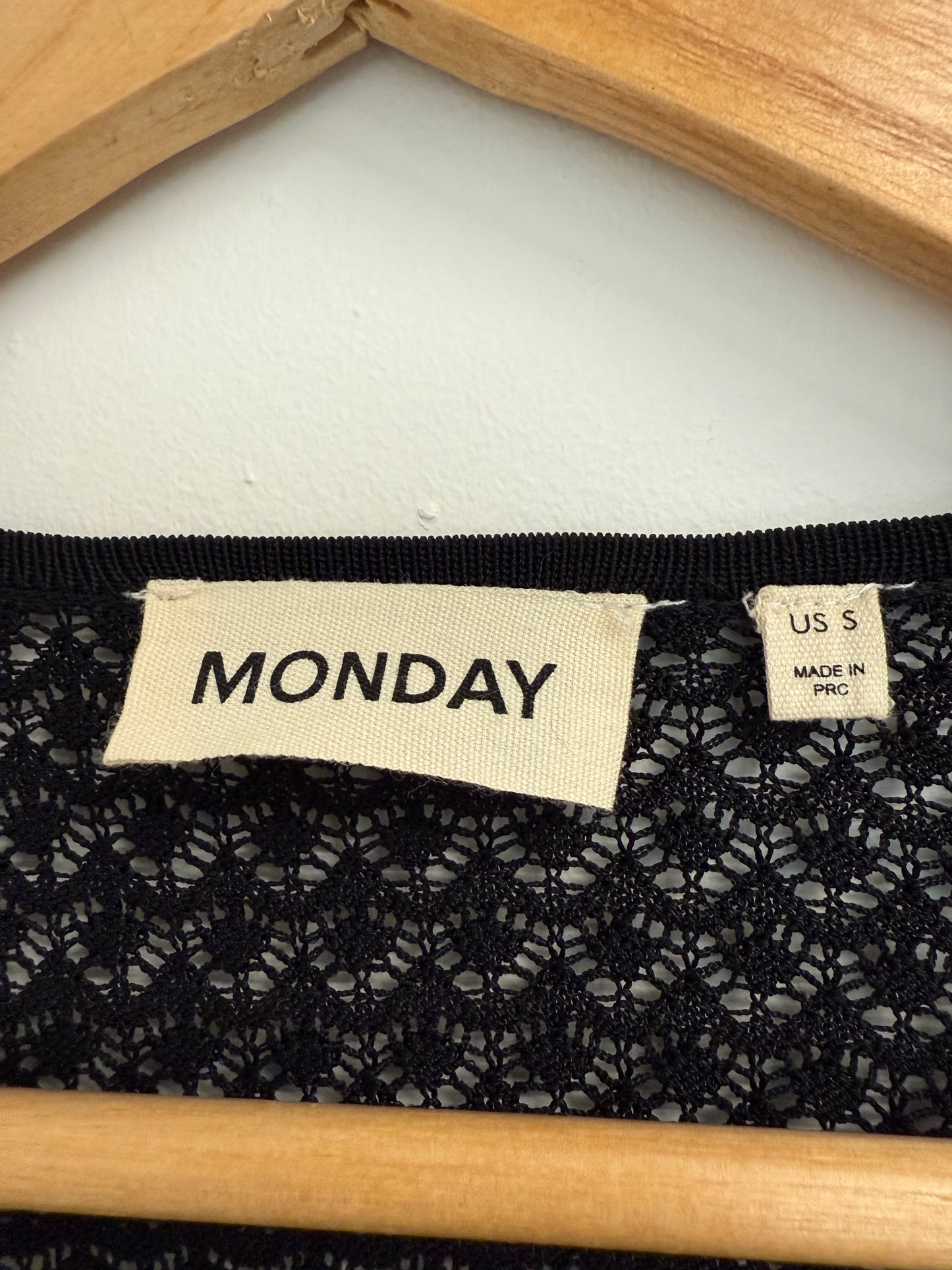 Monday Black mesh cover up (pre-owned)