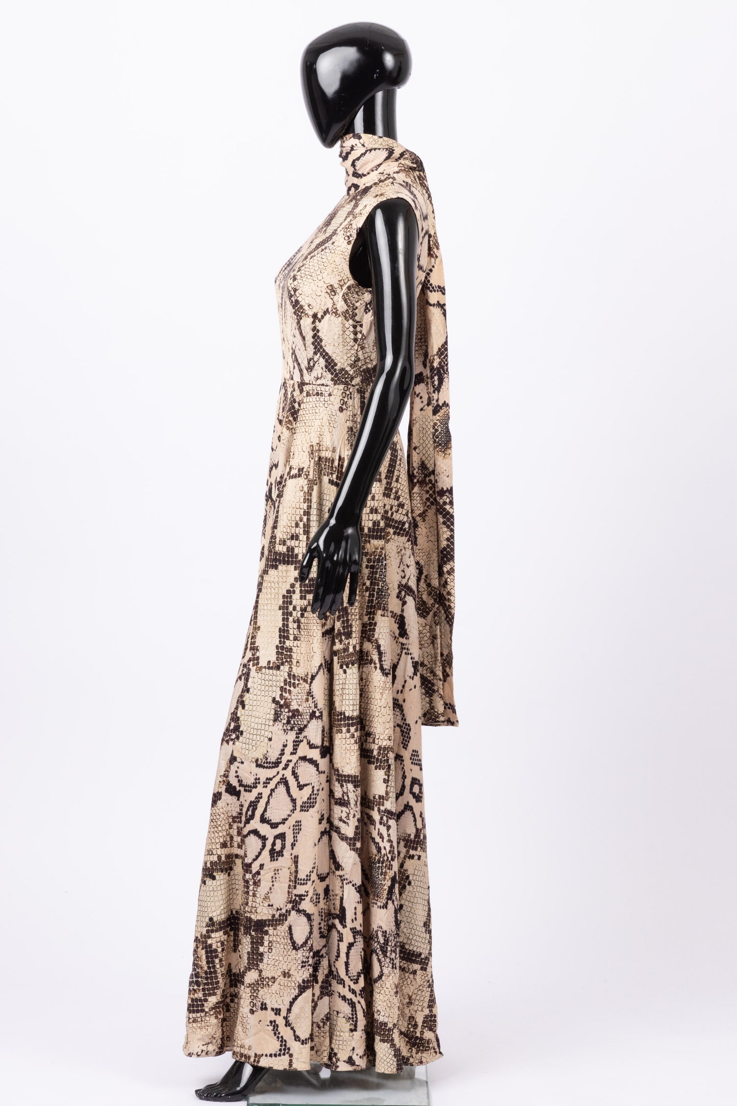 Solace London snake print gown (pre-owned)