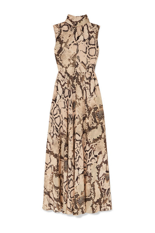 Solace London snake print gown (pre-owned)