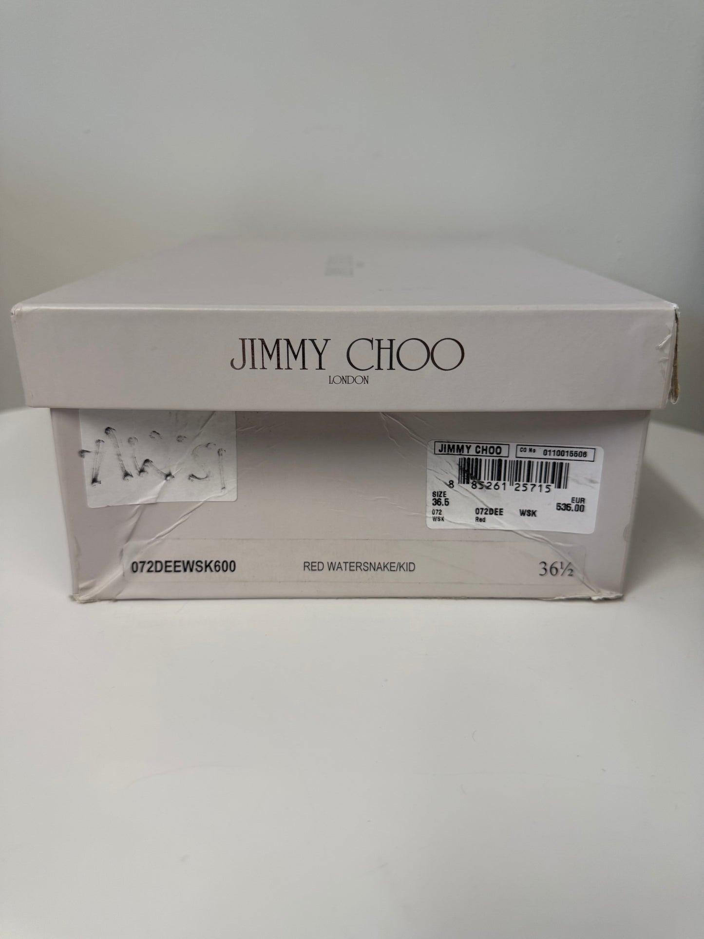 Jimmy Choo red 072DEE pumps (pre-owned)