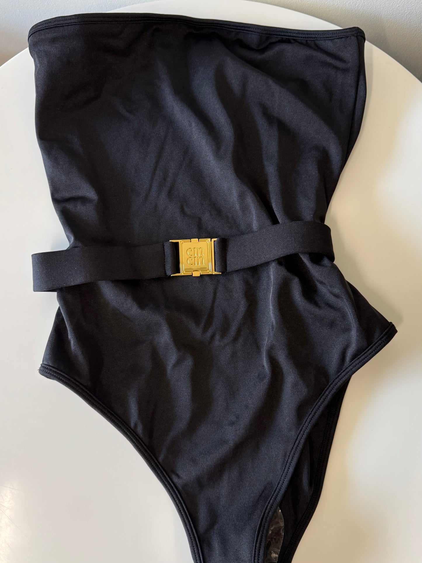 Cin Cin black belted swimsuit (pre-owned)