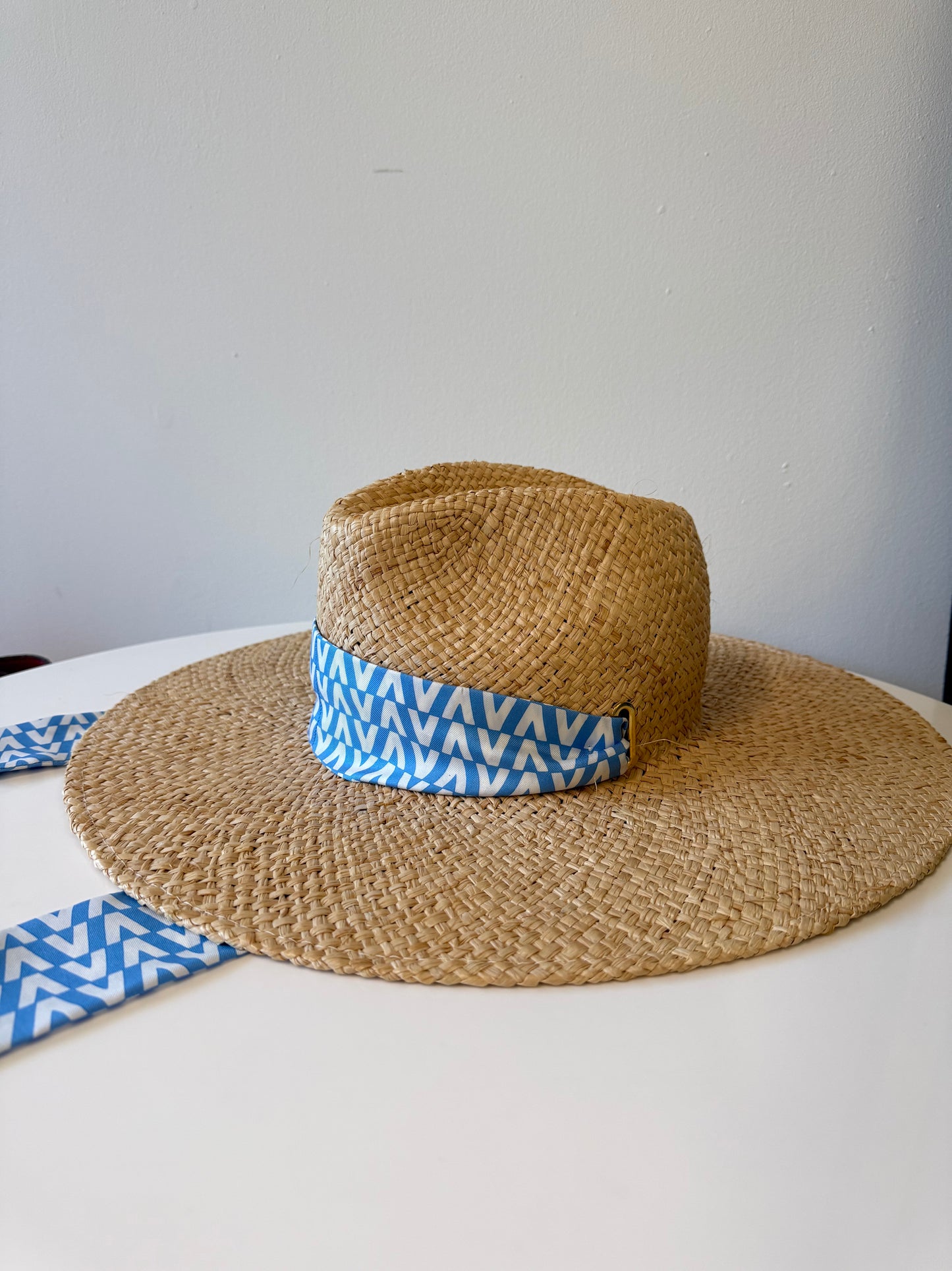 Valentino Garavani woven hat with scarf (pre-owned)