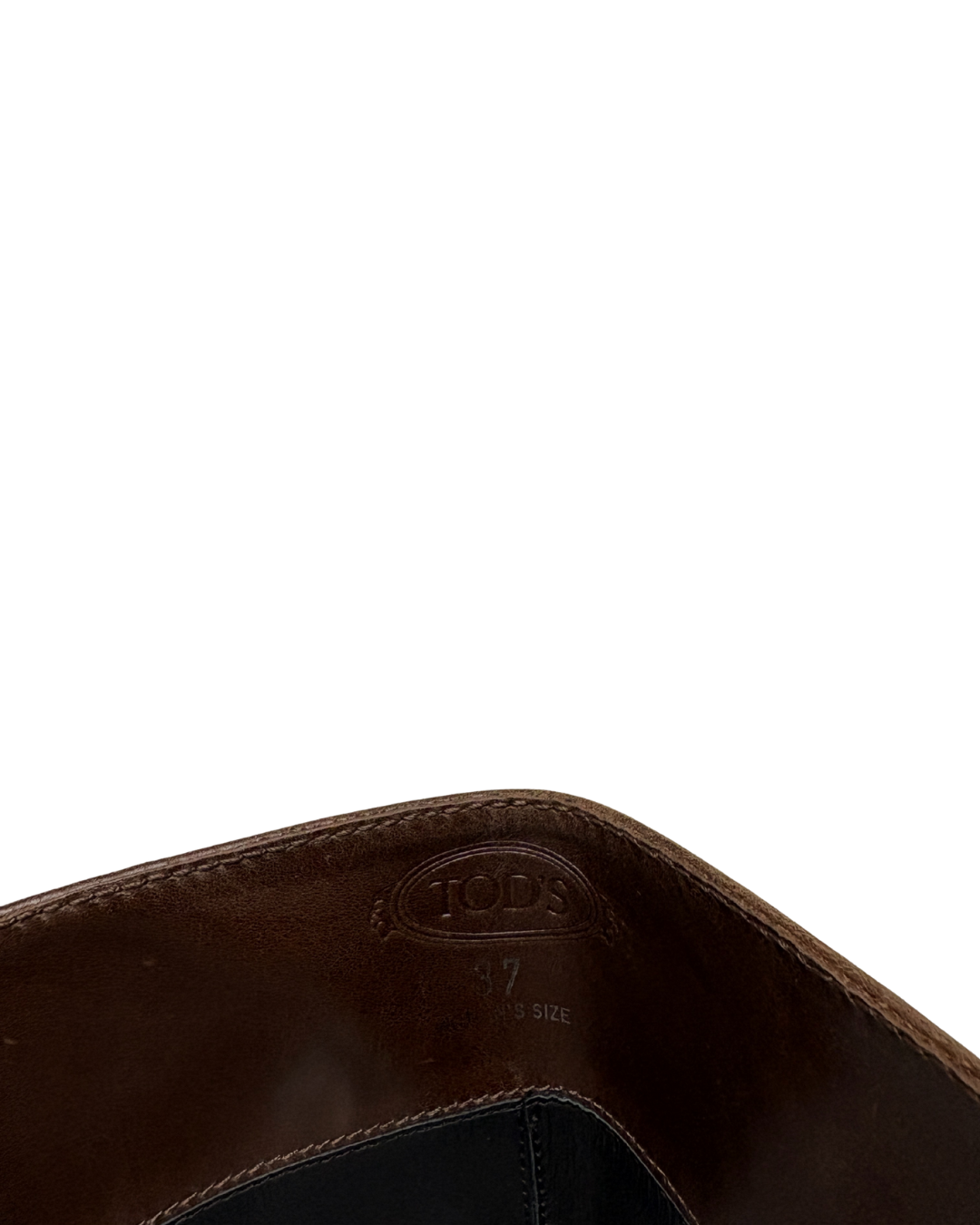 Tods Brown Leather Riding Boots