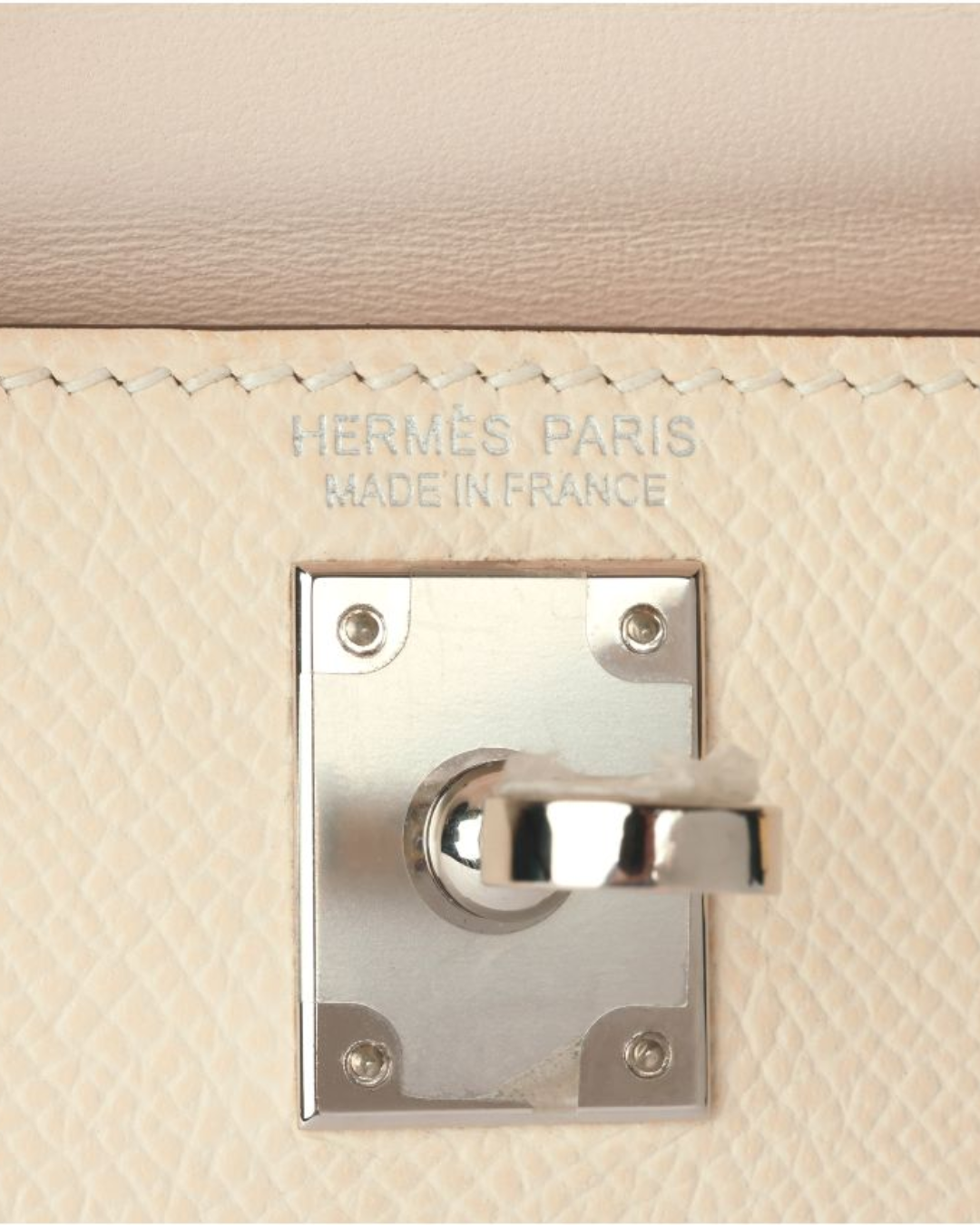 Hermès Nata Jaune Poussin & Sesame Epsom Leather Kelly 20cm II Sellier