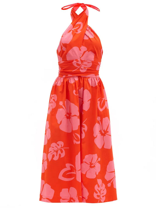 Staud Floral Cotton dress (pre-owned)