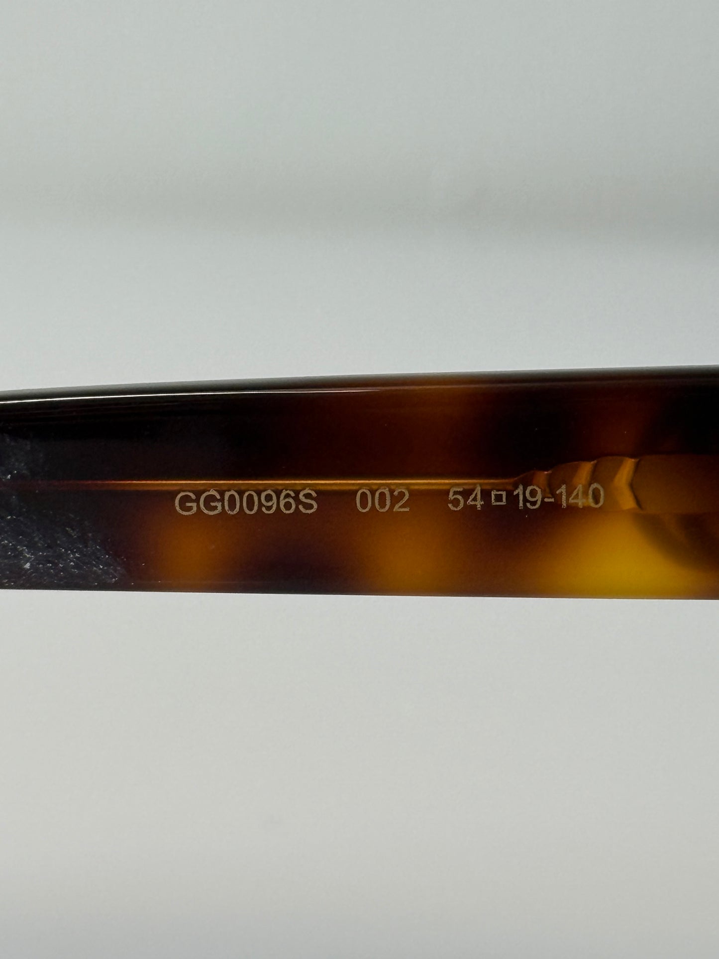 Gucci tortoise shell square sunglasses (pre-owned)