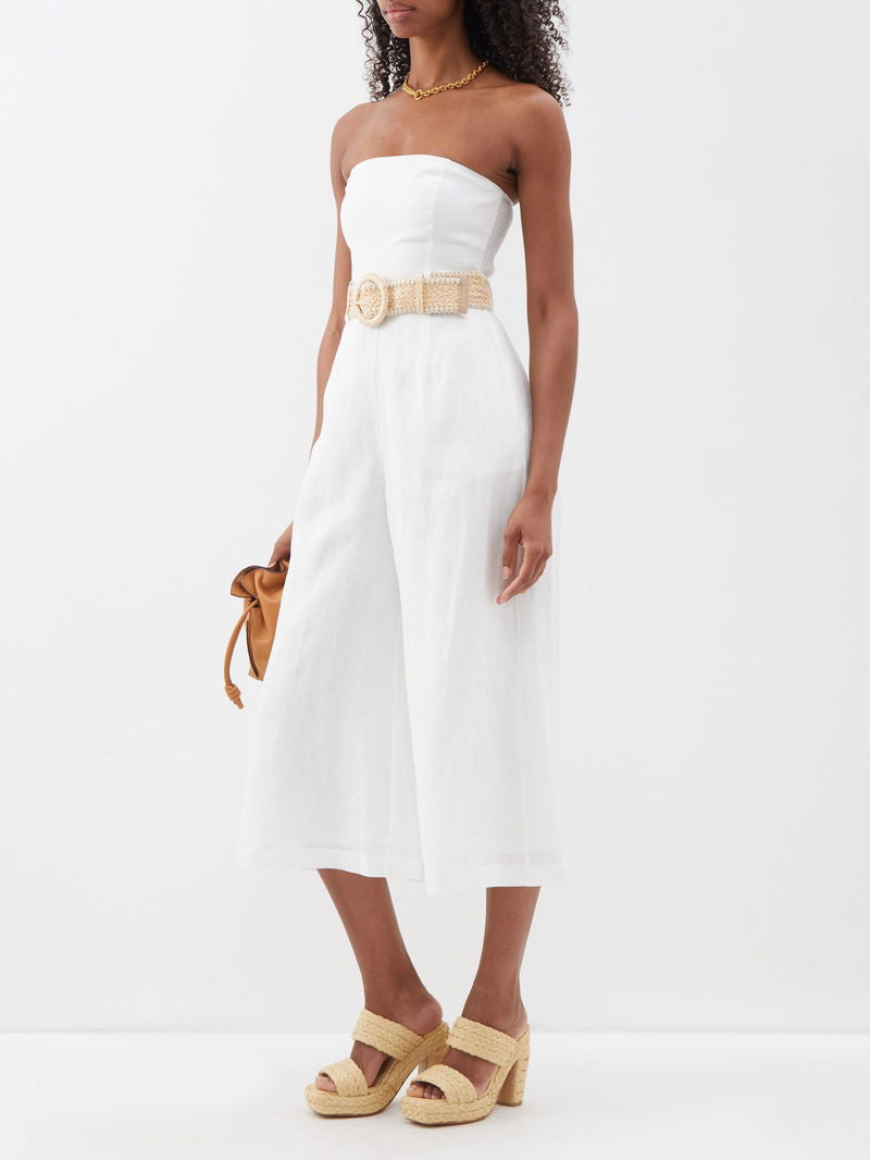 Zimmermann Devi strapless jumpsuit (pre-owned)
