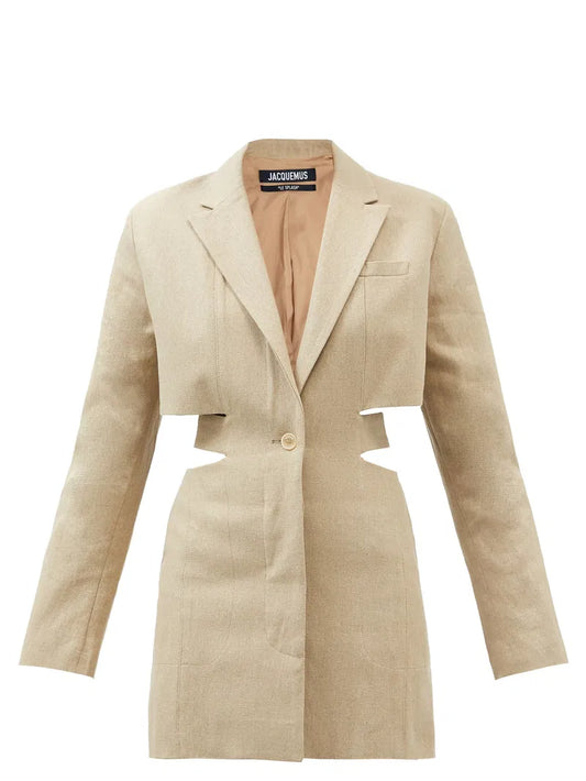 Jacquemus bari cut out blazer dress (pre-owned)
