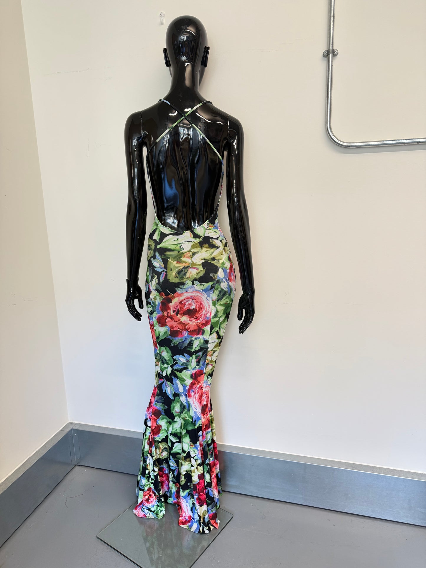 Norma Kamali floral maxi dress