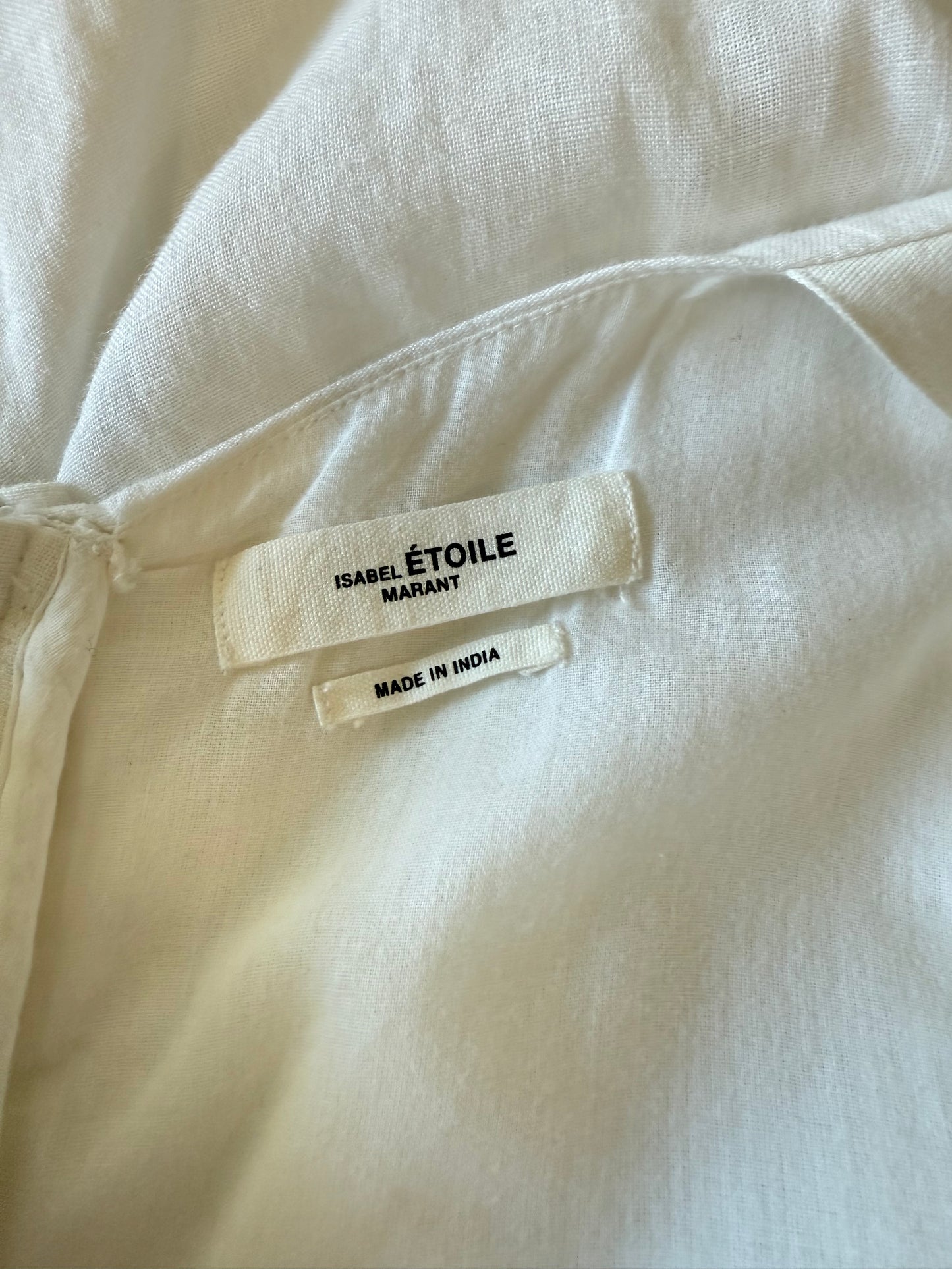 Isabel Marant Ètoile white linen dress (pre-owned)