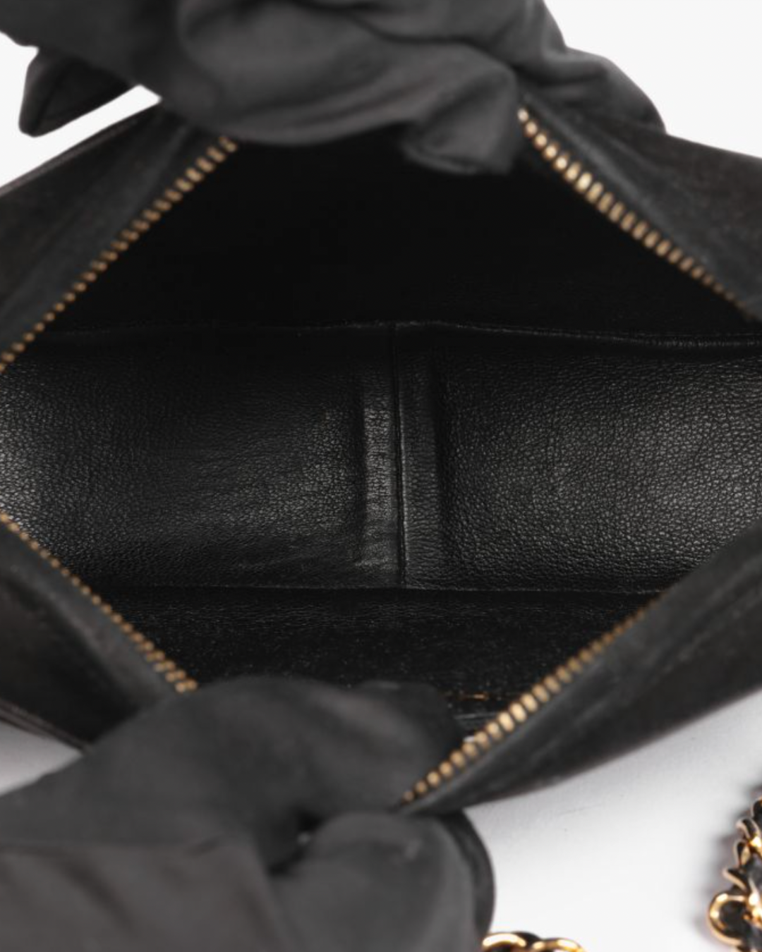Chanel Black Quilted Suede & Lambskin Leather Vintage Mini Timeless Fringe Camera Bag