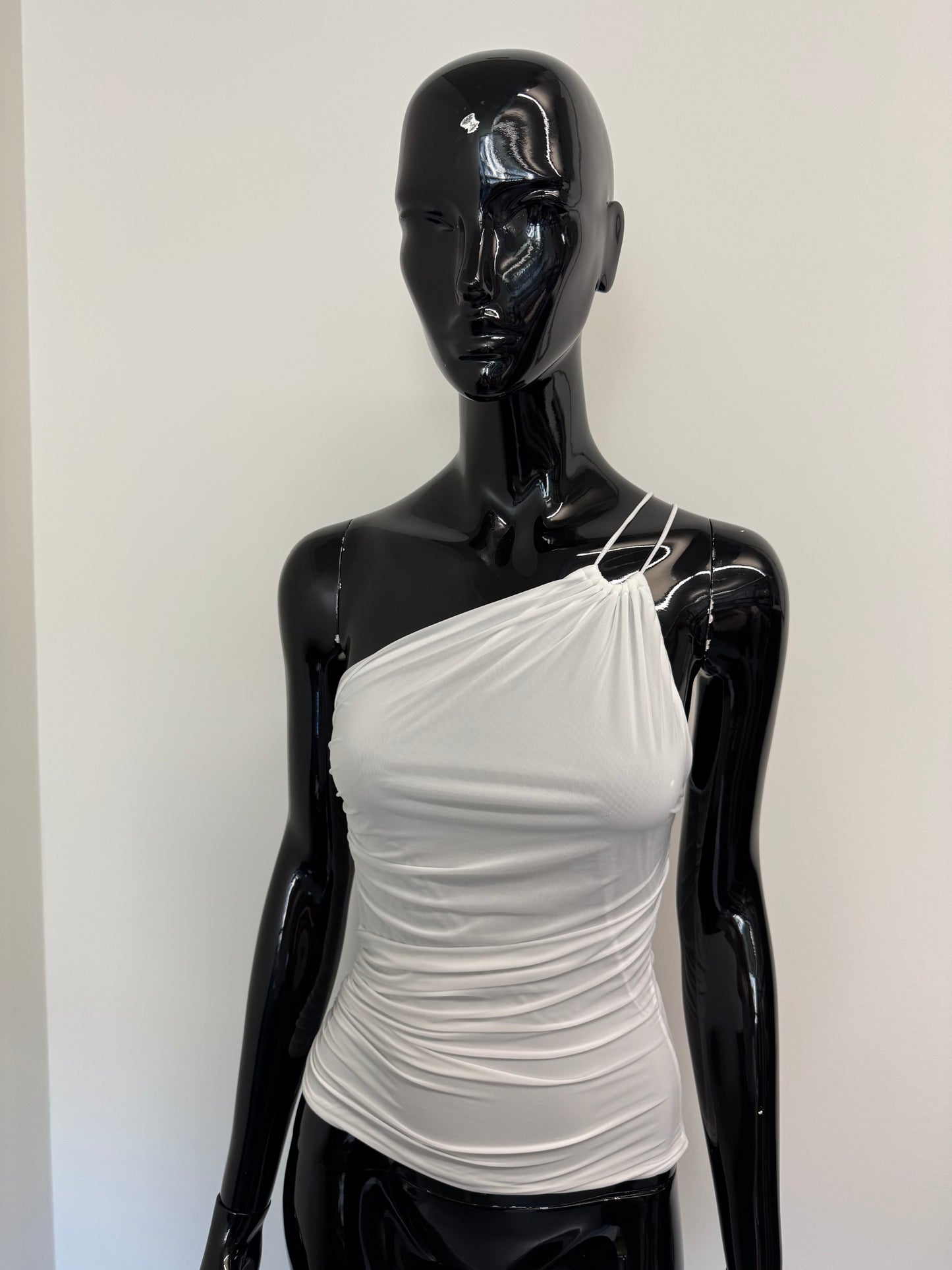 Cultnaked White one shoulder top (pre-owned)