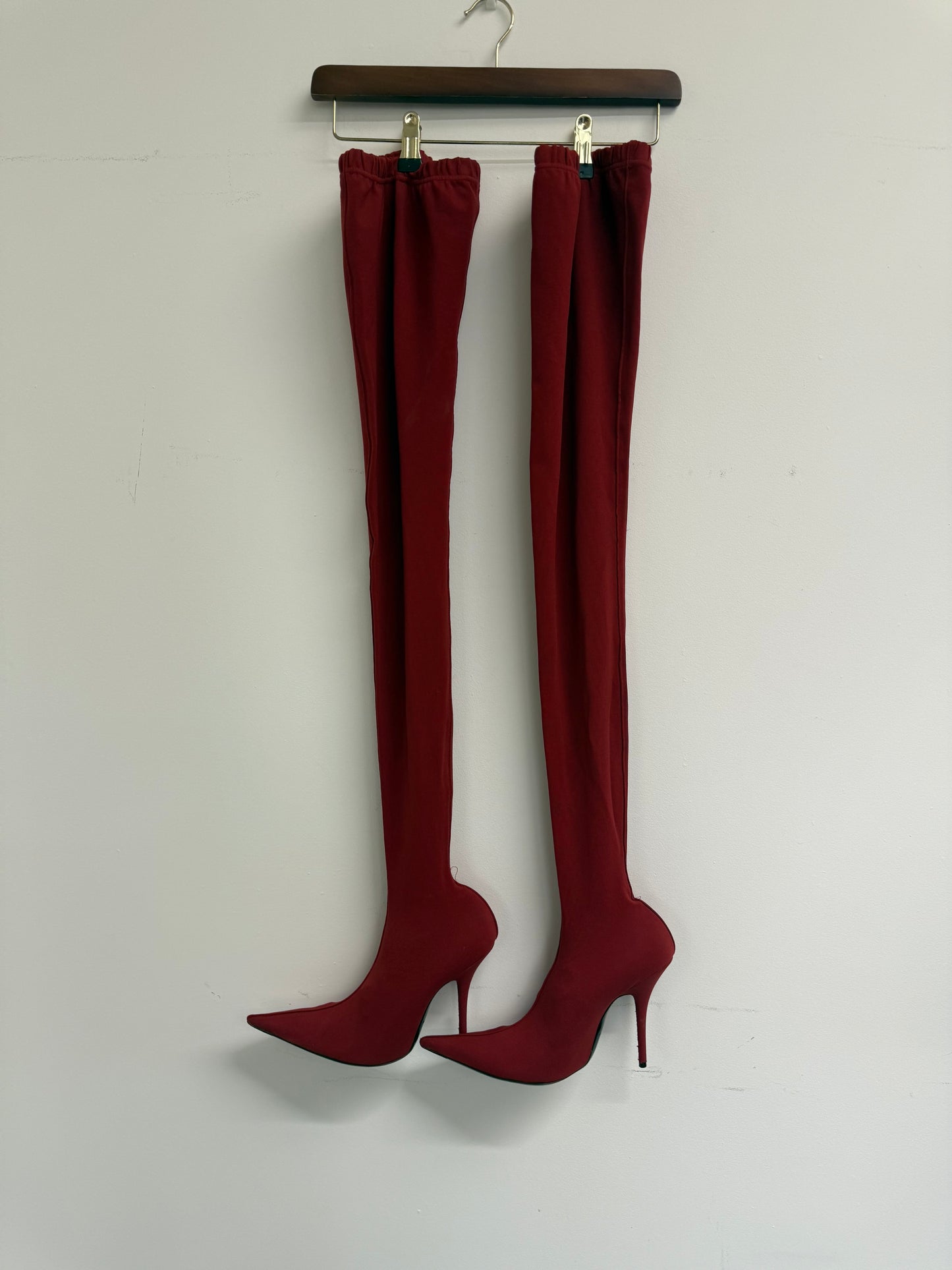 Balenciaga red knife sock boots (pre-owned)