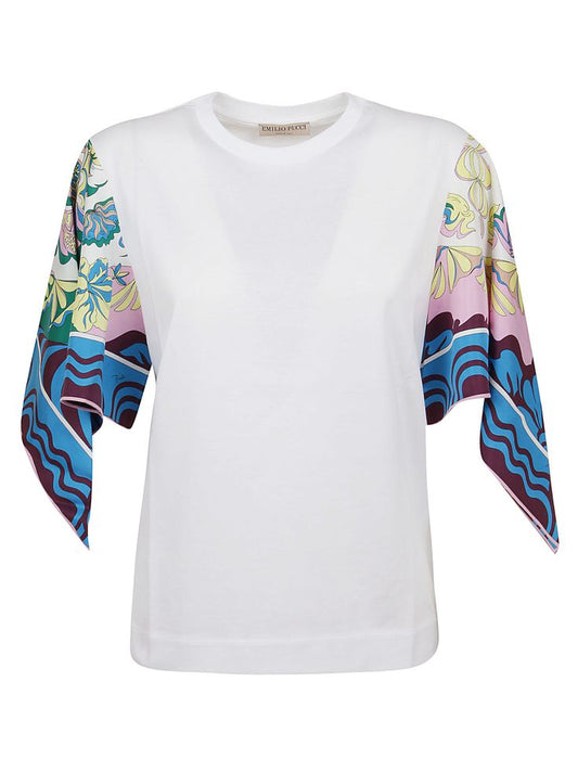 Emilio Pucci frill T-shirt top (pre-owned)