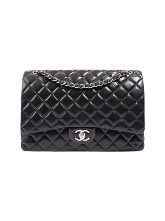 Chanel Black Maxi single flap