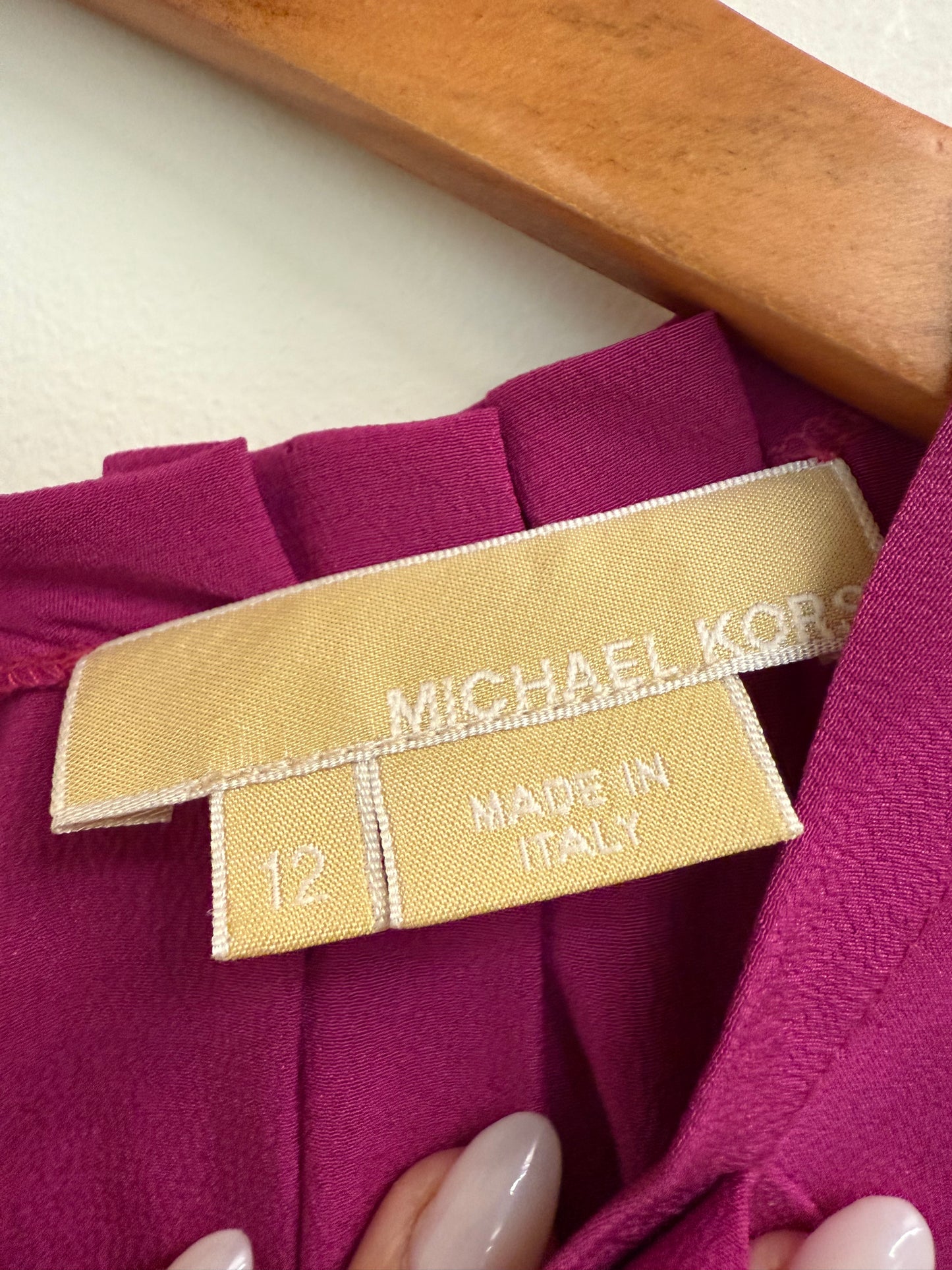Michael Kors pink silk top (pre-owned)