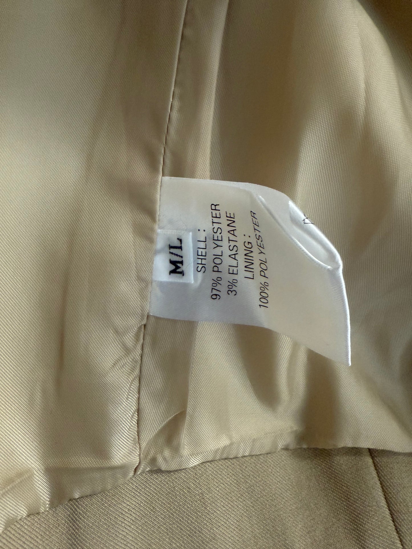 The Frankie Shop cropped bomber in sand (pre-owned)