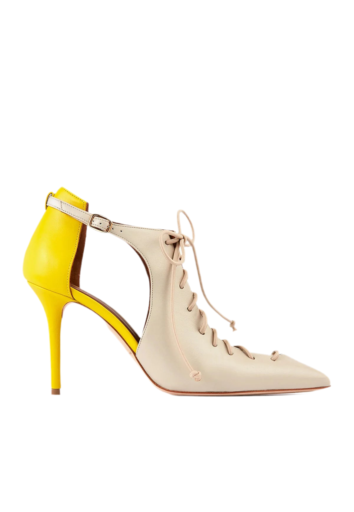 Malone Souliers Montana 85 lace up nappa leather pumps (pre-owned)